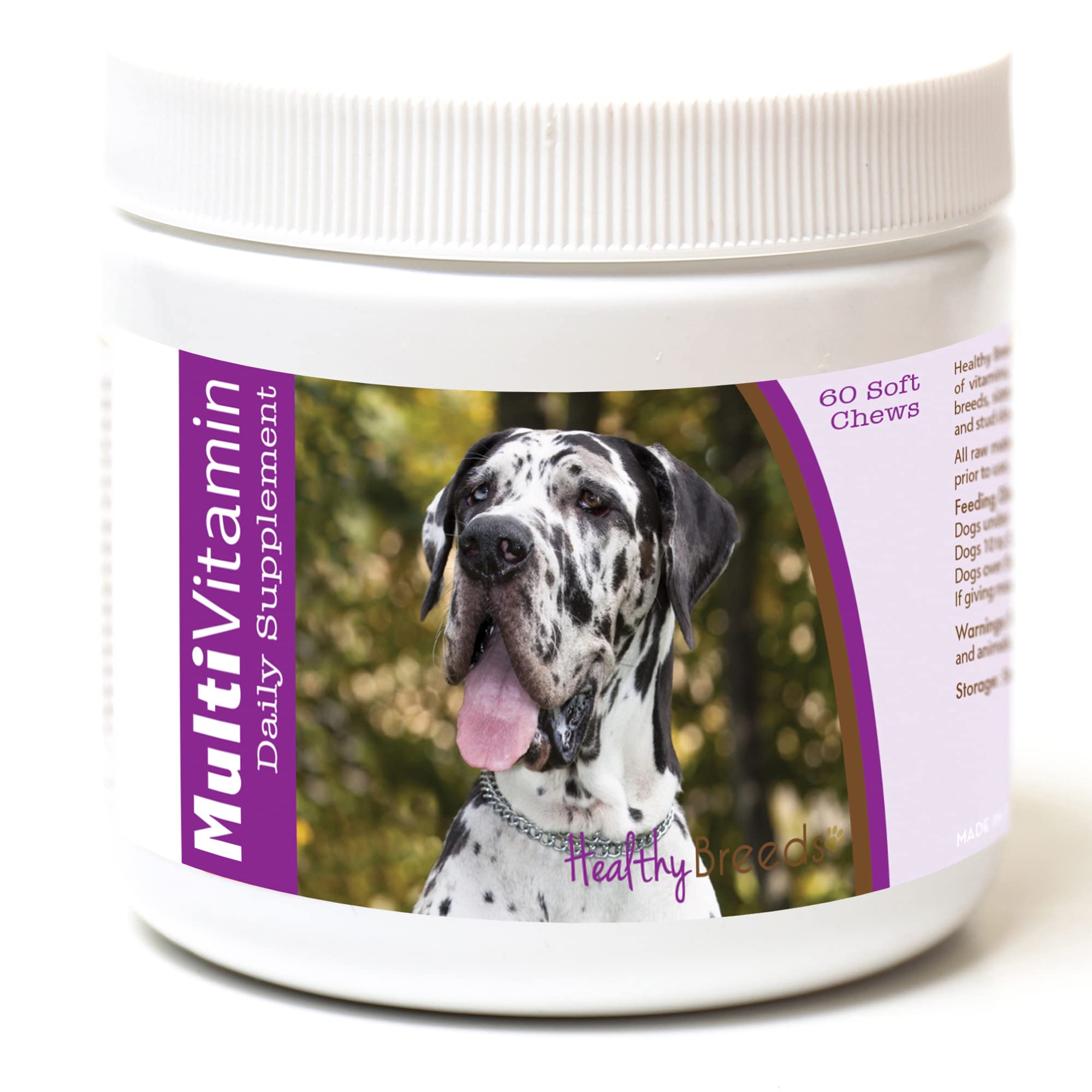 Healthy Breeds Great Dane Multi-Vitamin Soft Chews 60 Count