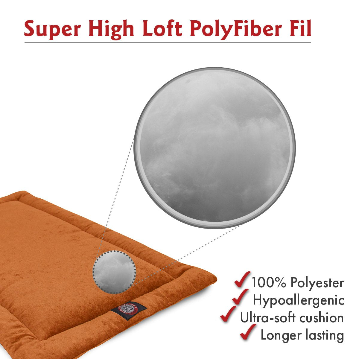 30' Villa Orange Crate Dog Bed Mat By Majestic Pet Products