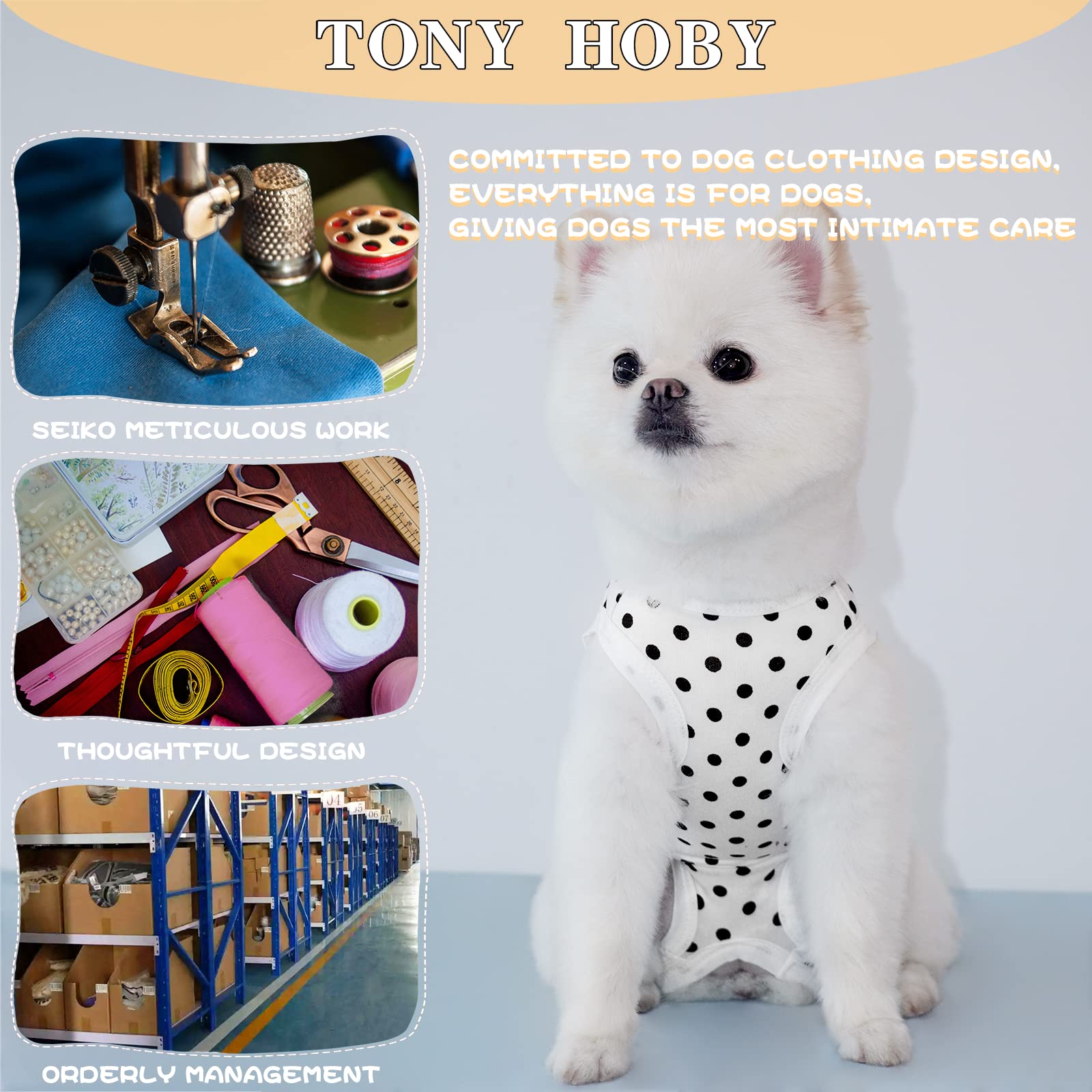 Tony Hoby Dog Pajamas, Summer Dog Shirt, Soft Breathable Dog Pajamas With Cute Pawprints (Pink, L), Large