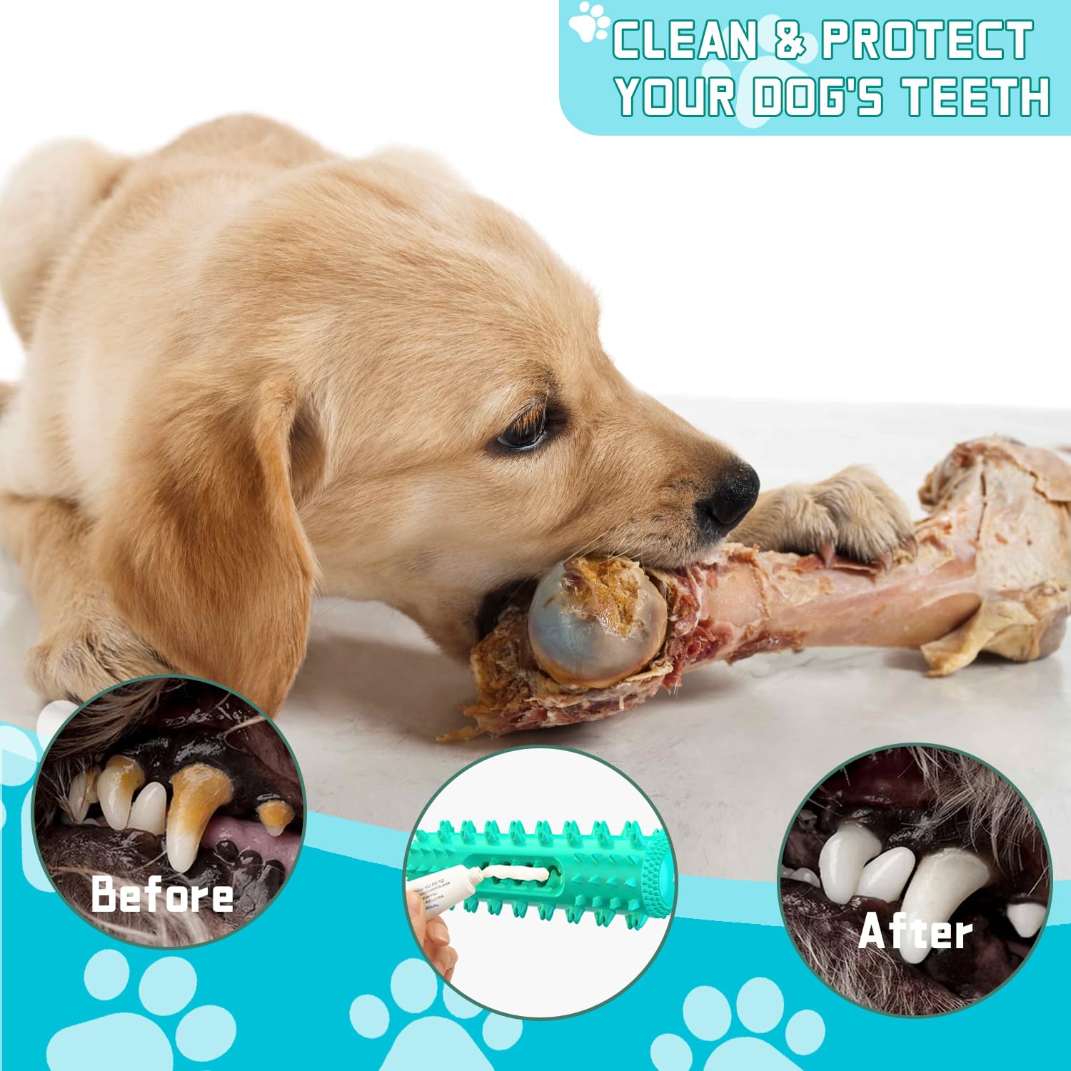 Selthoo Dog Chew Toys, Indestructible Dog Toys For Aggressive Chewers, Boredom And Stimulating Toys For Aggressive Chewers, Chew