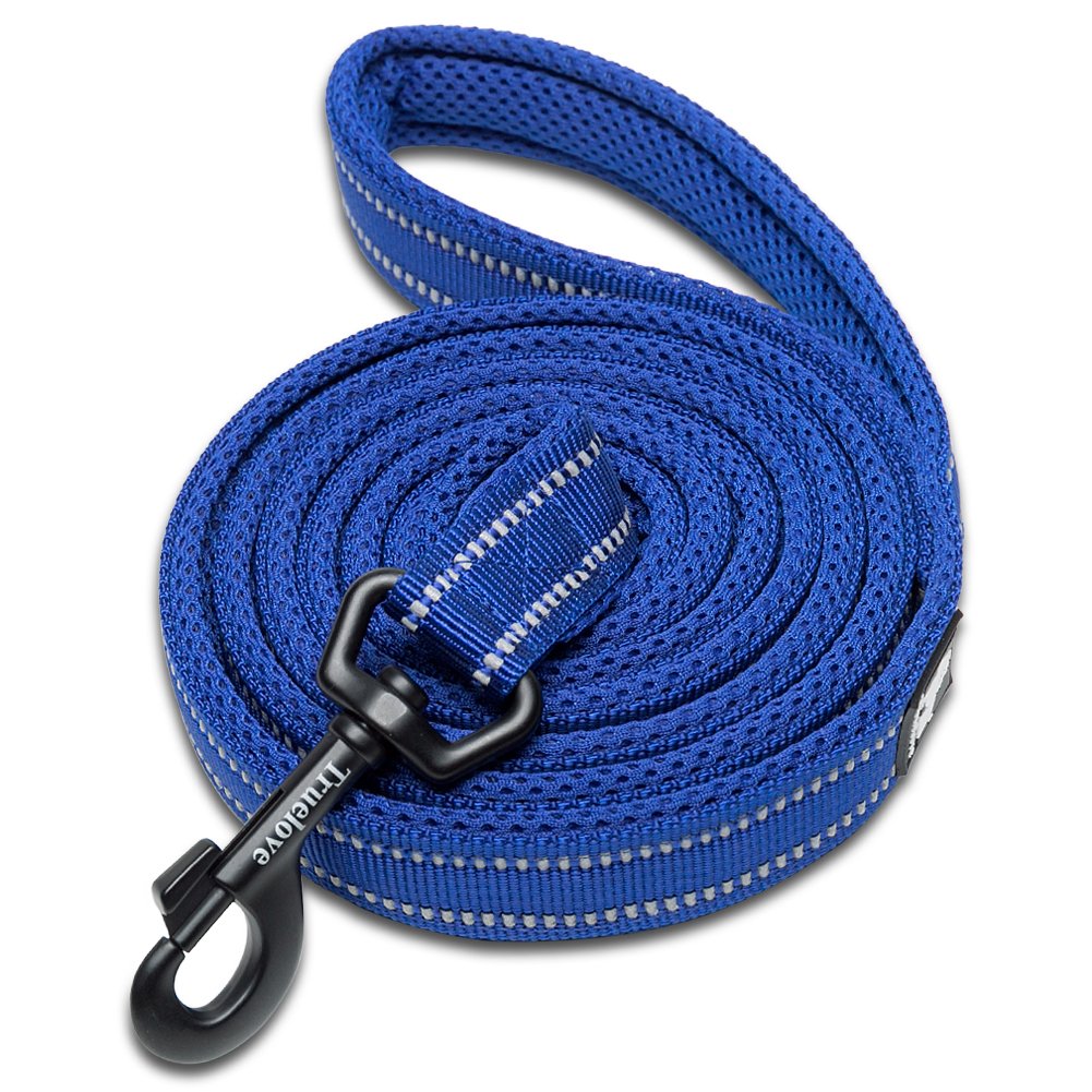 Juxzh Reflective Dog Leash .Pet Leash For Medium To Large Dogs Outdoor Adventure And Training Royal Blue