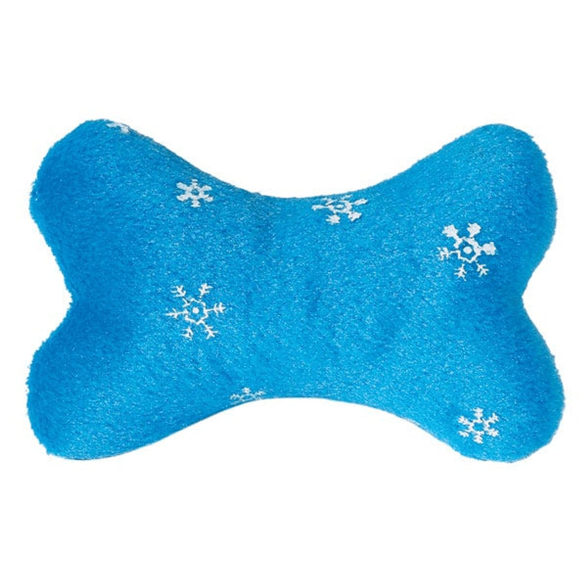 Zanies Blizzard Bone Dog Toys, Large Blue, 7.25'