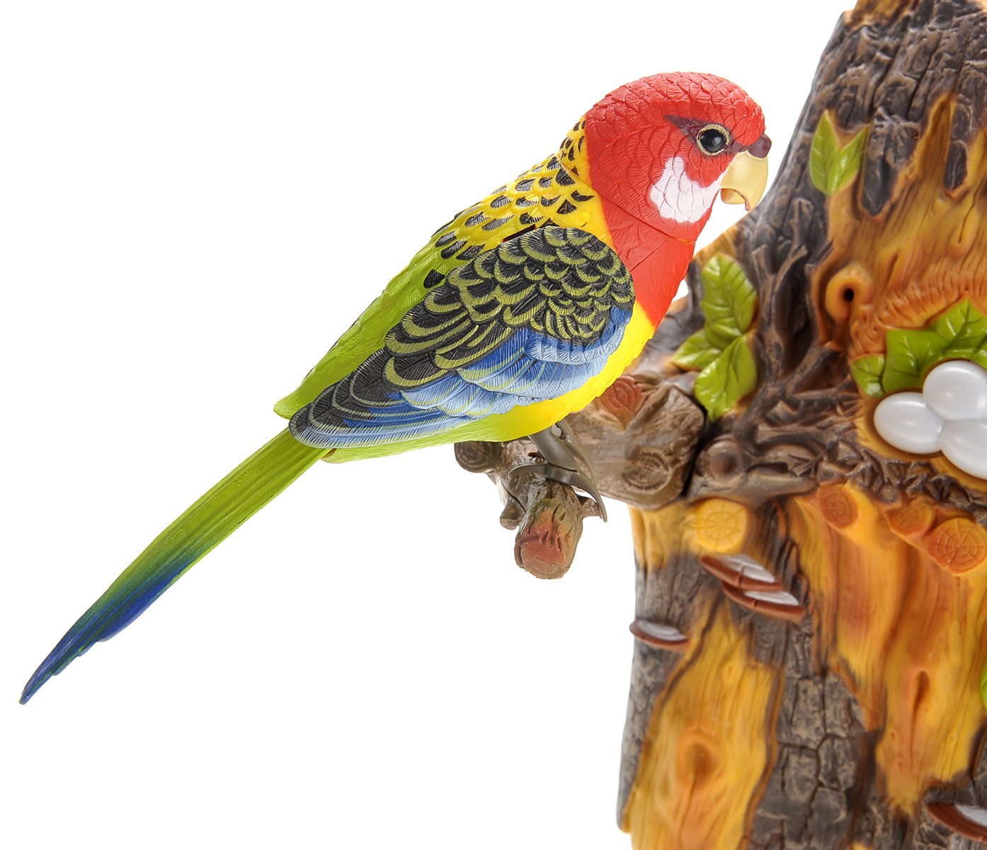 PowerTRC Chirping & Dancing Bird with Motion Sensor - Adorable Wall Decoration, Pet Bird Novelty Gift, 1 Set