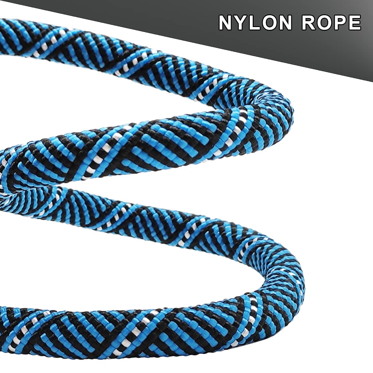 Sepxufore 3 Ft Slip Lead Dog Leash, 1/2 Inch Rope Dog Walking And Training Lead, No Pull Strong Nylon Leash Great For Medium And Large (Blue)