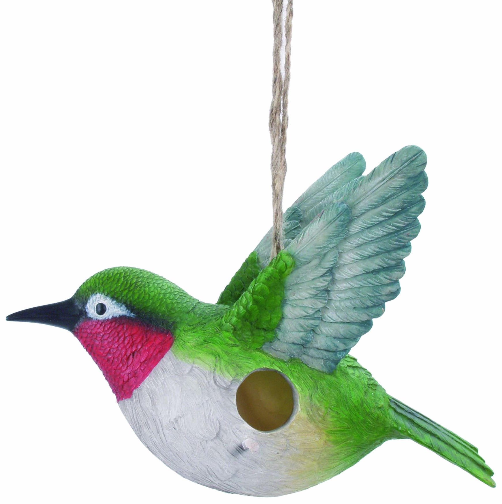 Spoontiques, Inc. 10295 Spoontiques Hummingbird Birdhouse, Blue