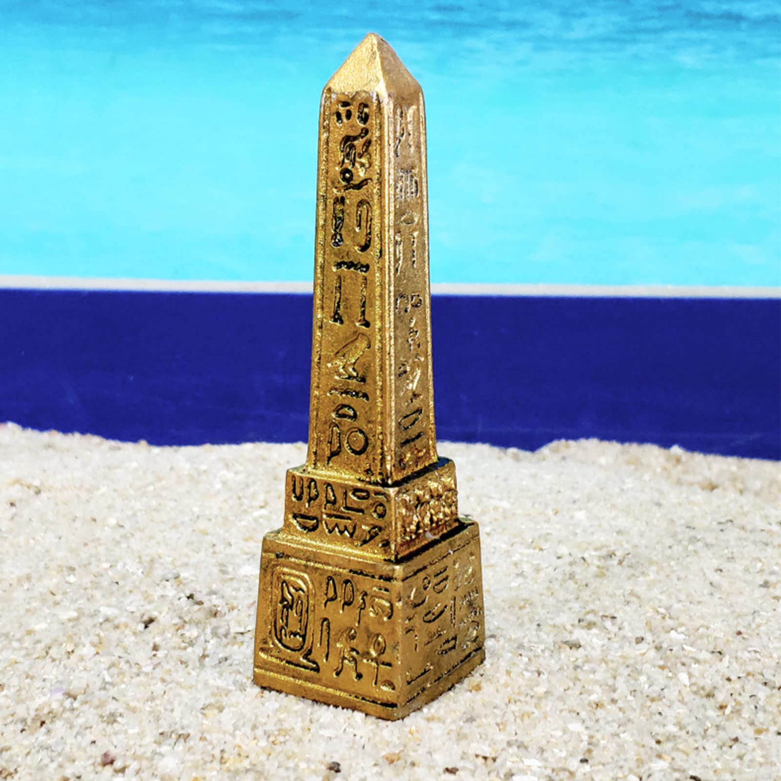 Kocris Casa Obelisk of Ancient Egypt Aquarium Fish Tank Terrarium Decorations Terrarium Reptile Turtle Lizard Spider Tanks Egypt