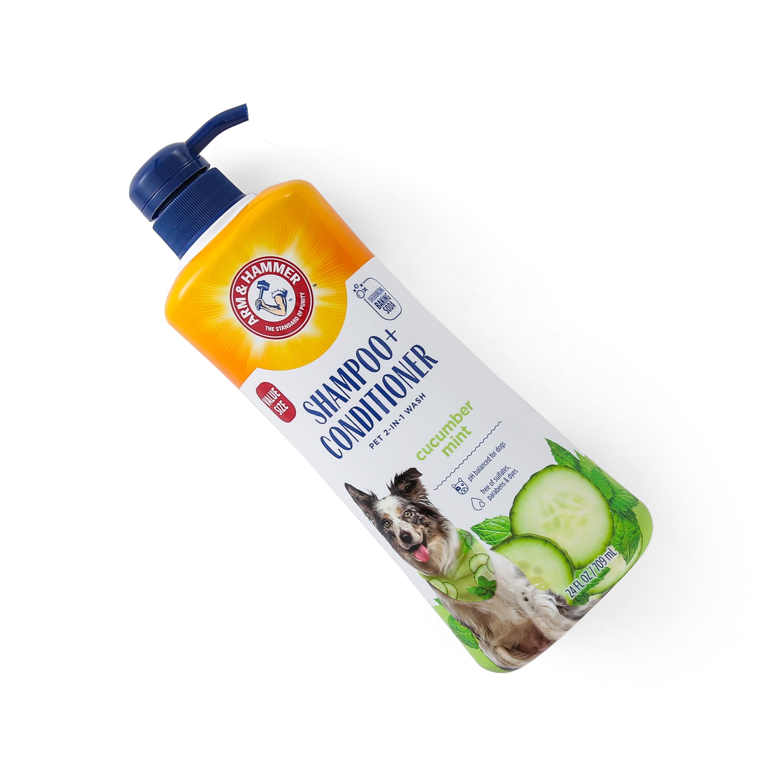 Arm & Hammer For Pets 2-In-1 Shampoo & Conditioner For Dogs, Value Size Bottle With Pump | Dog Shampoo & Conditioner In One | Cu