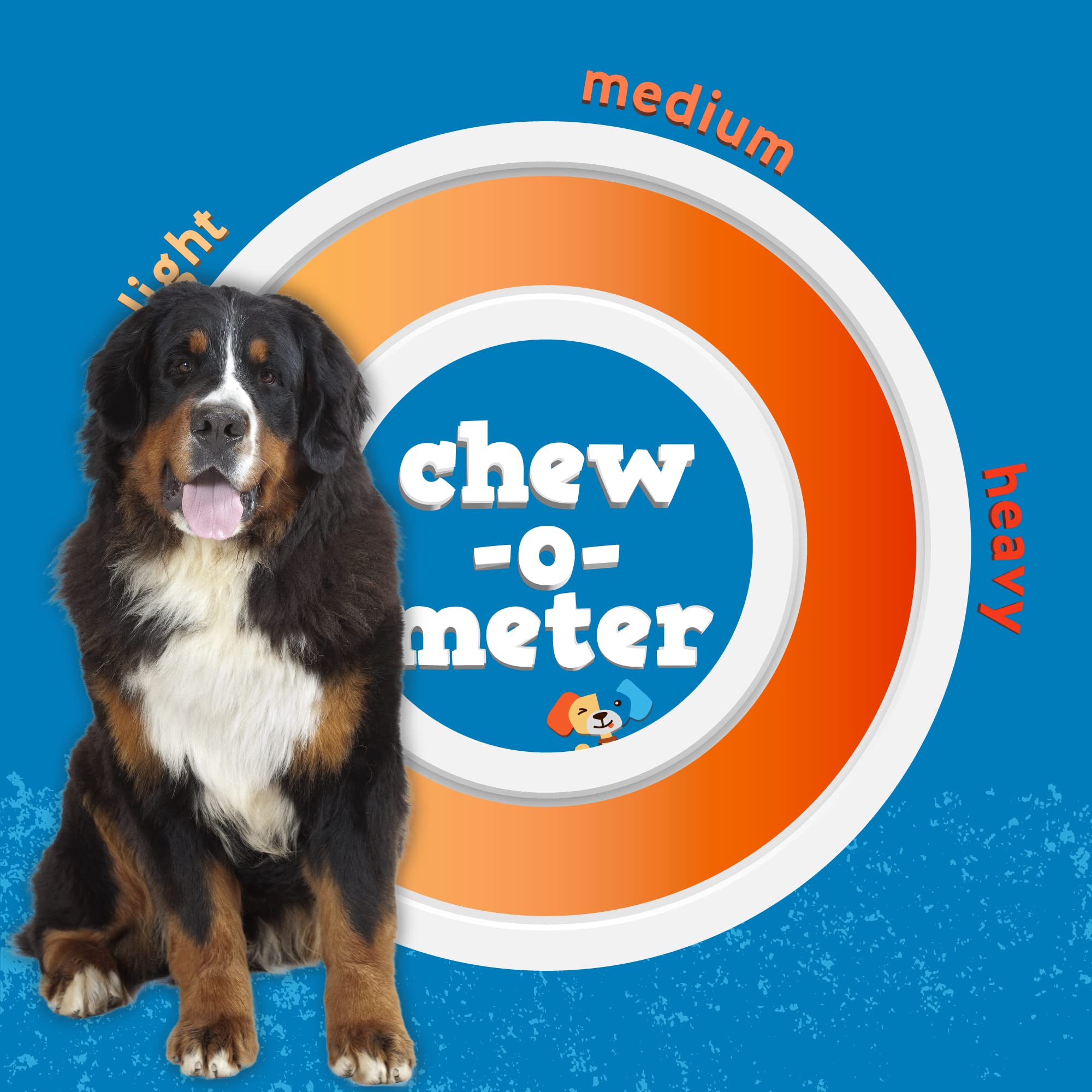 Jack&Pup Filled Cow Hooves for Dogs, Cow Hoofs for Dogs, Natural Dog Chews, Stuffed Bones (Bully Stick Flavor) 5 Pack