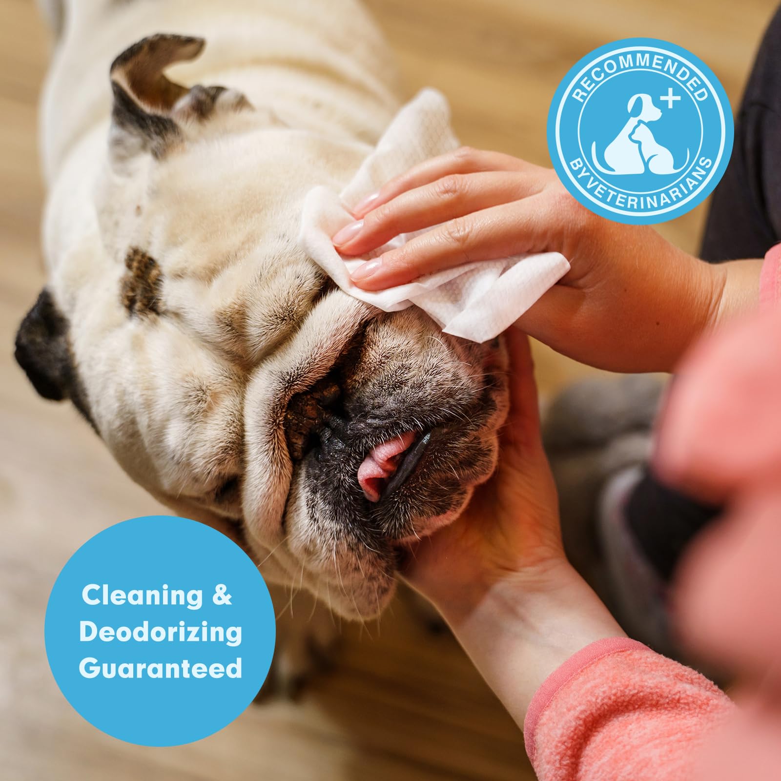 PICE PET 200 Cleaning & Deodorizing Guaranteed Dog Grooming Wipes - Hypoallergenic Pet Wipes for Allergies & Itching - Thick Pup