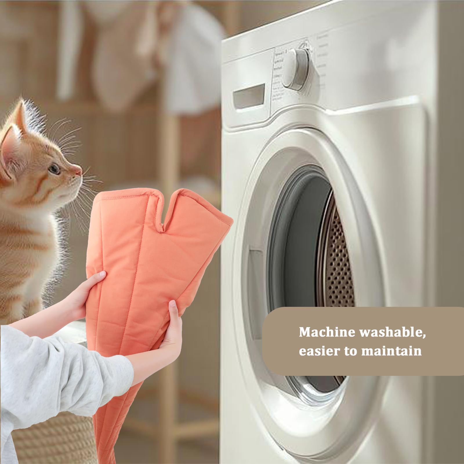 31 X 25 Inch Leaf Shaped Cotton Cat Bed Pad, Warming Cat Mat, Pet Warming Pad For Cats, Warmer Mat For Feral And Indoor Cats, 20