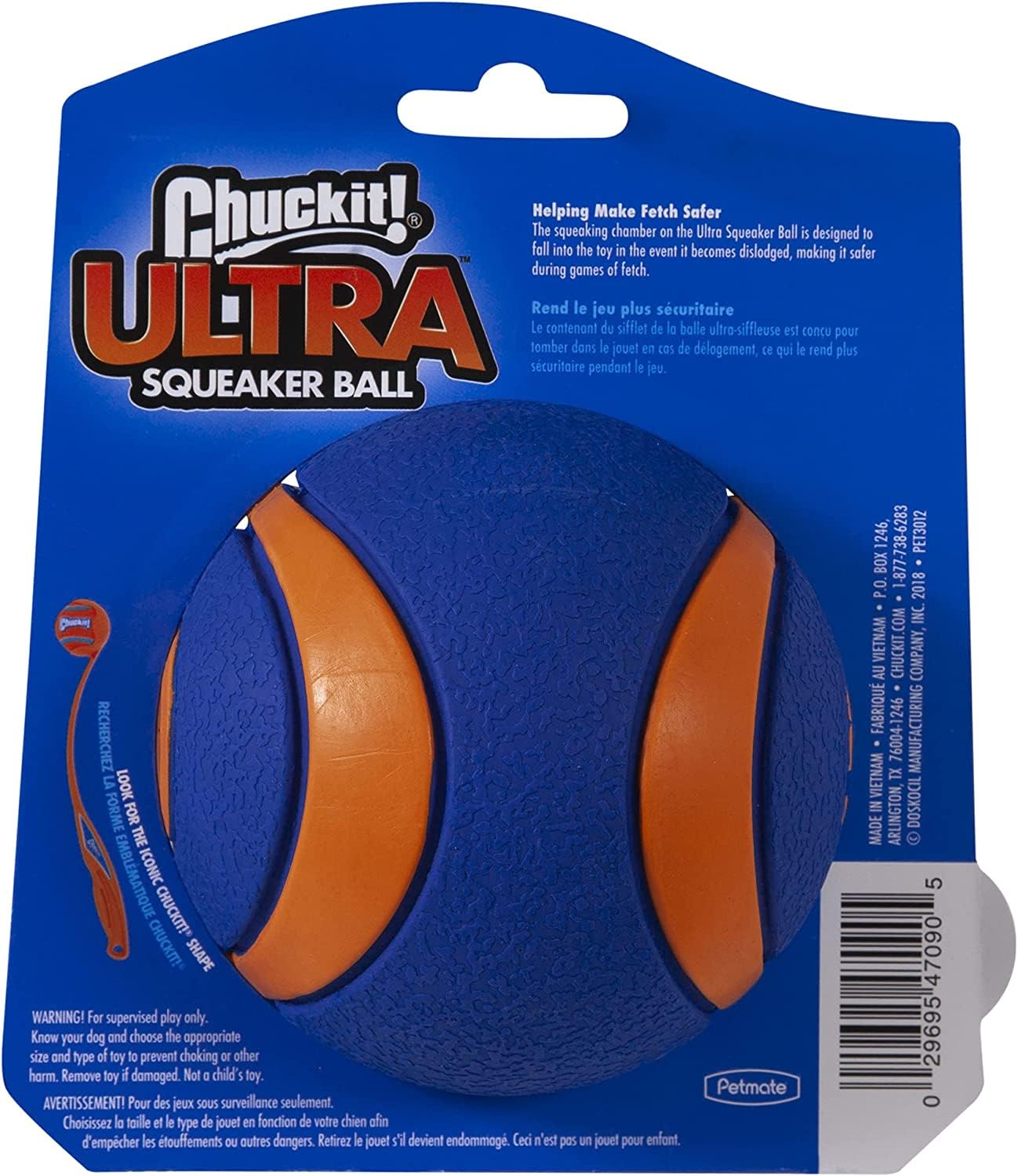 Chuckit! Ultra Squeaker Dog Ball, Fetch Toy, Extra Large, 1 Pack