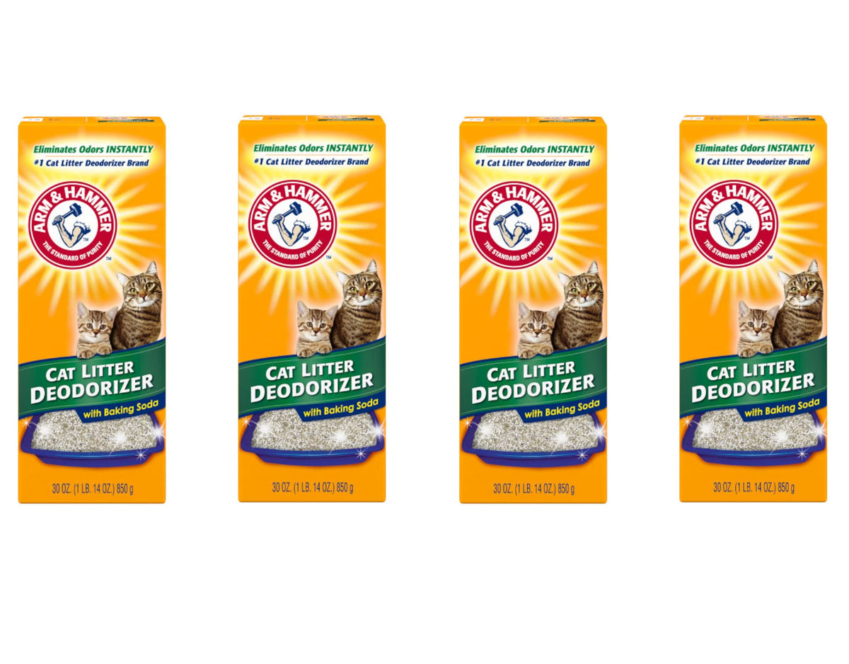 Arm & Hammer Cat Litter Deodorizer-Super Size Pack-30 Oz Pack Of 4