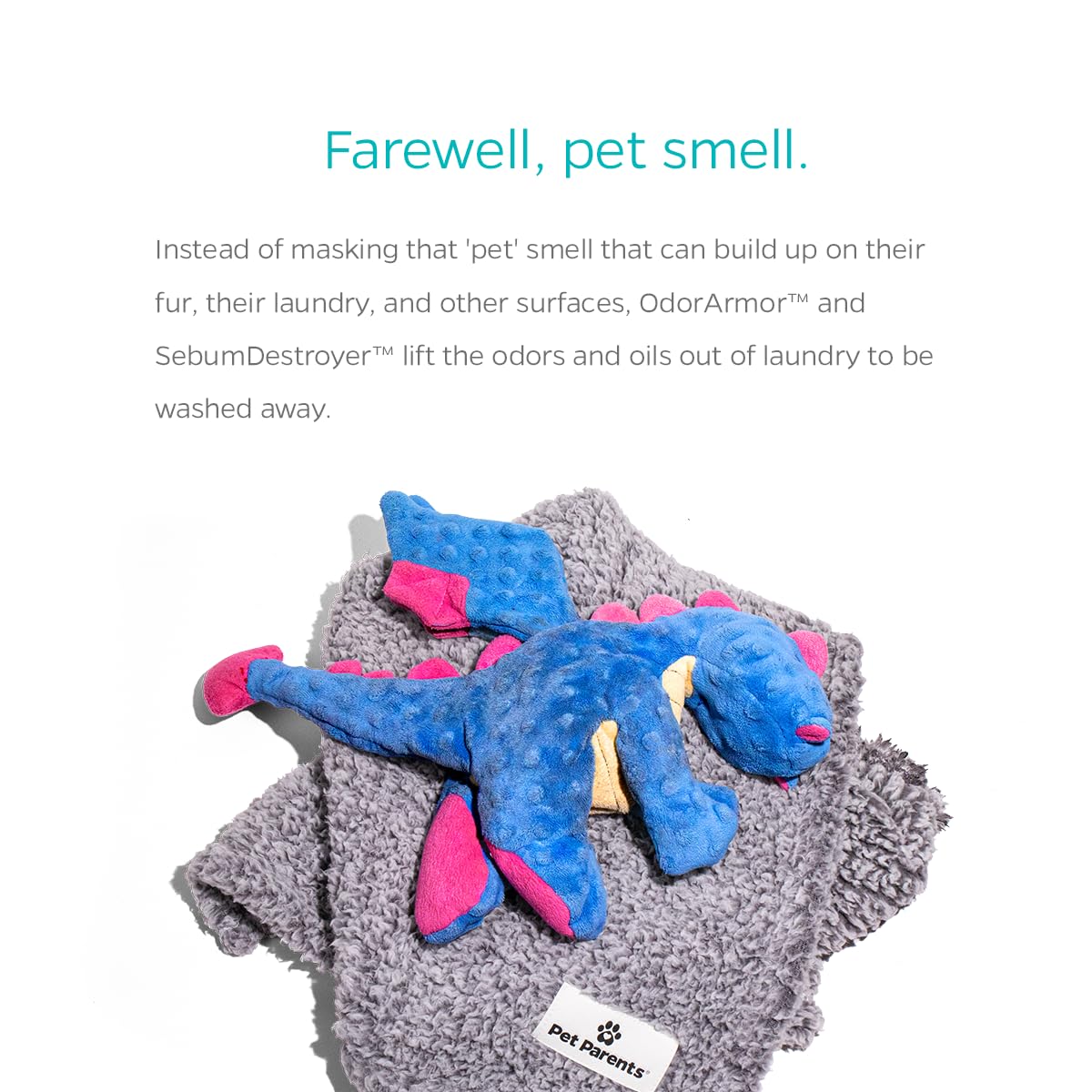 Pet Parents Pettergent, Enzymatic Pet Laundry Detergent, 32 Oz 32 Loads Pet Stain Remover & Pet Odor Eliminator, Laundry Deterge