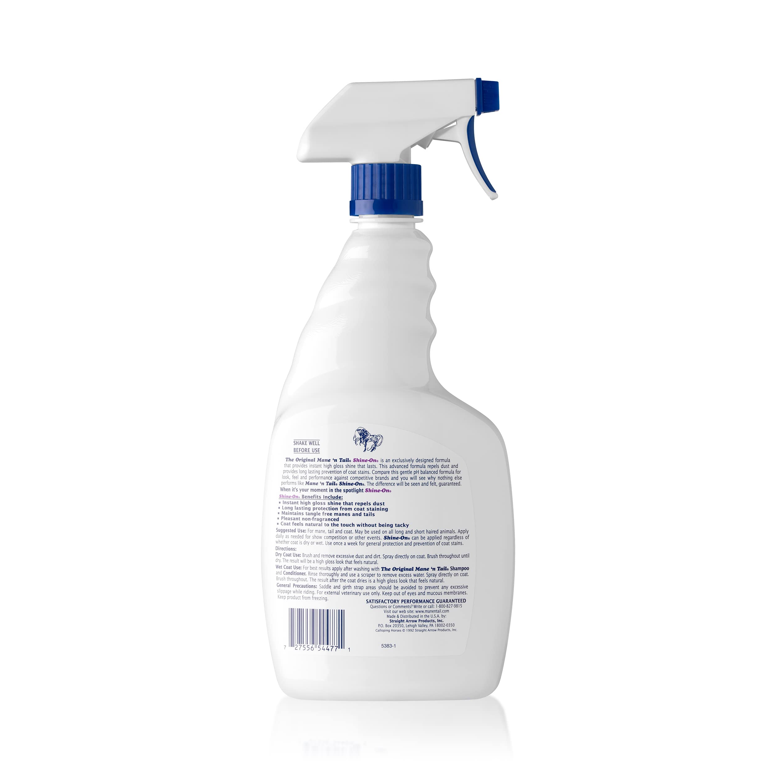Mane 'N Tail Shine-On Instant High Gloss Hair Polish Spray 32 Ounce