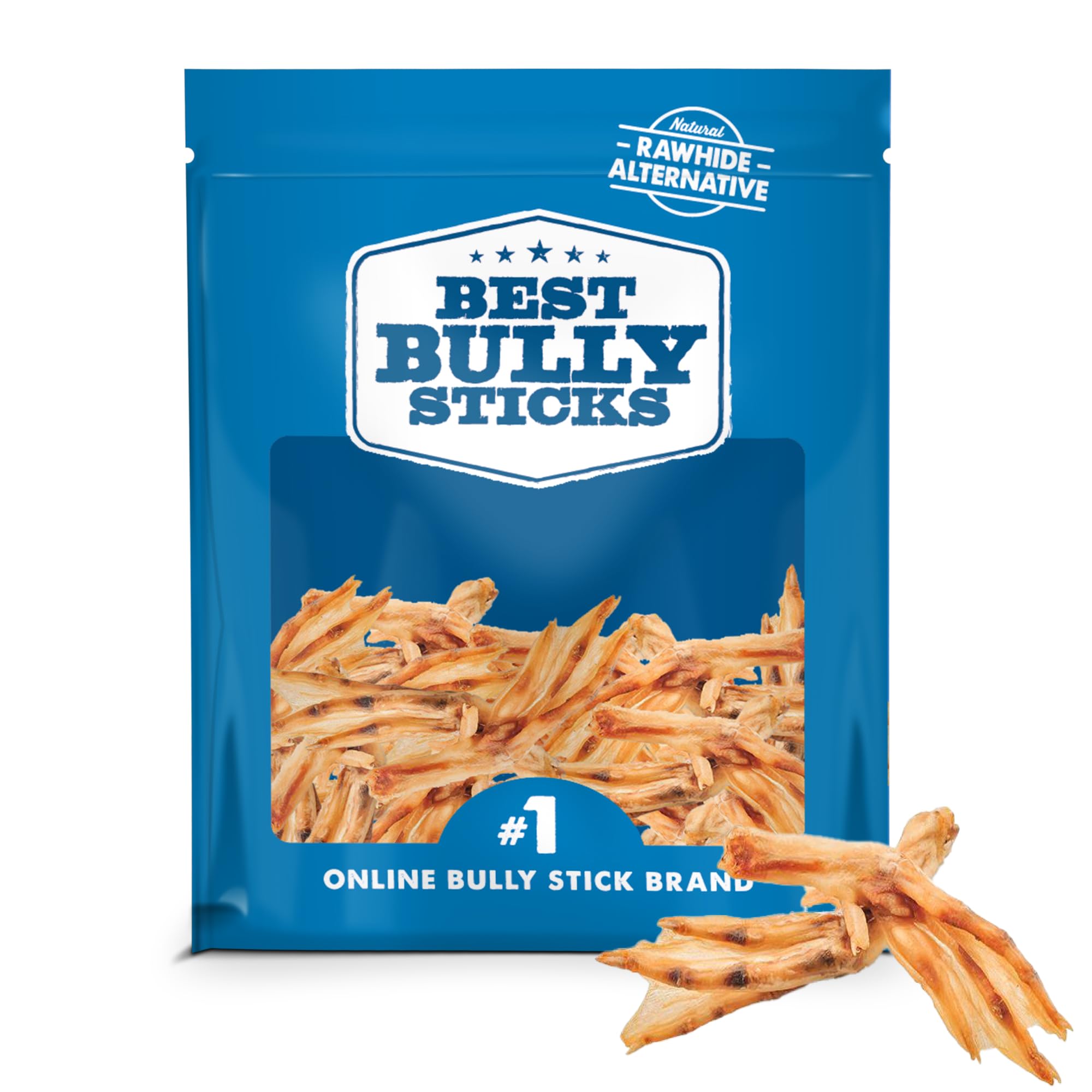 Best Bully Sticks Duck Feet - 30 Count (Pack of 1) - All-Natural, Single-Ingredient, Easily Digestible, Supports HIPS and Joints