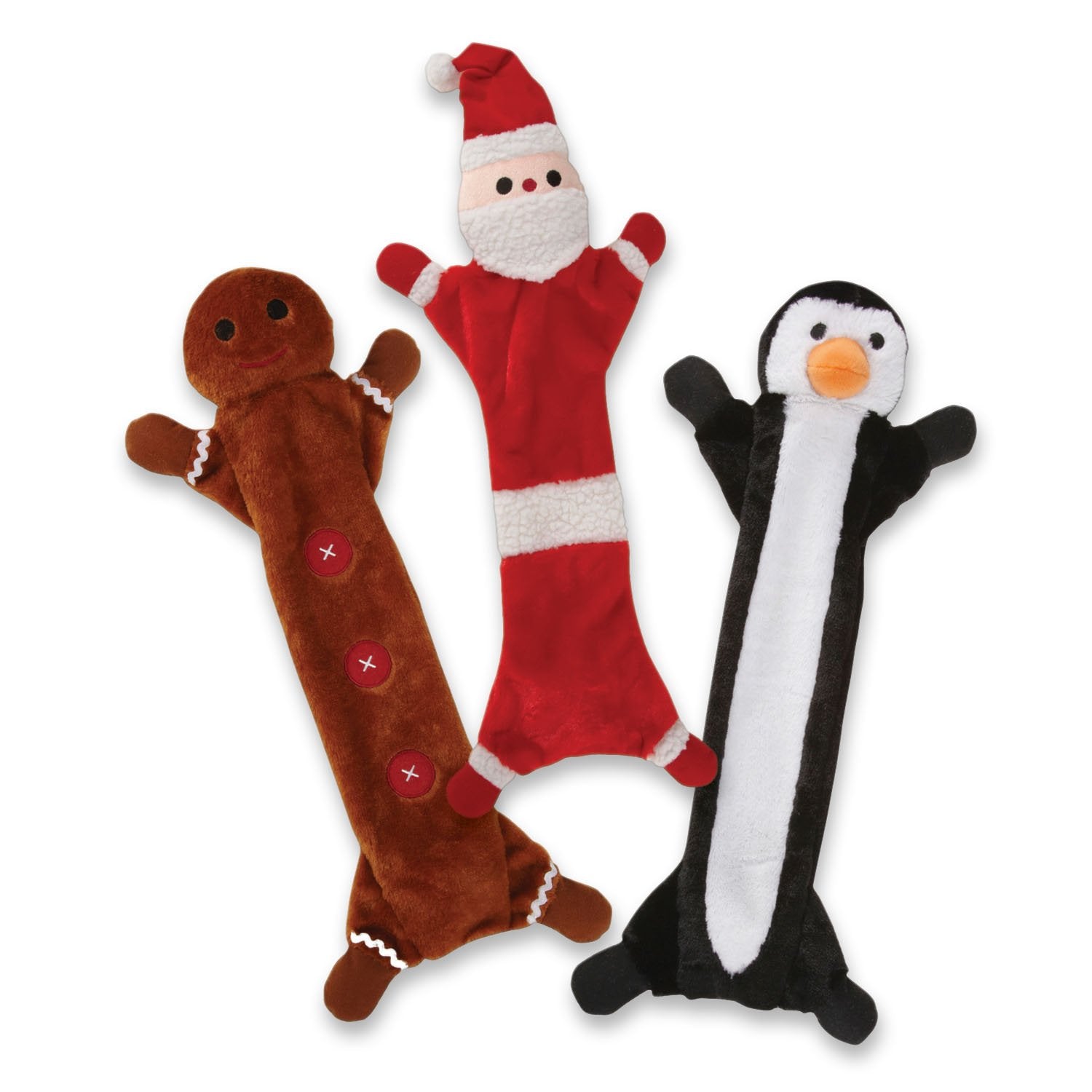 Zanies Festive Unstuffies Dog Toys, 22' Penguin