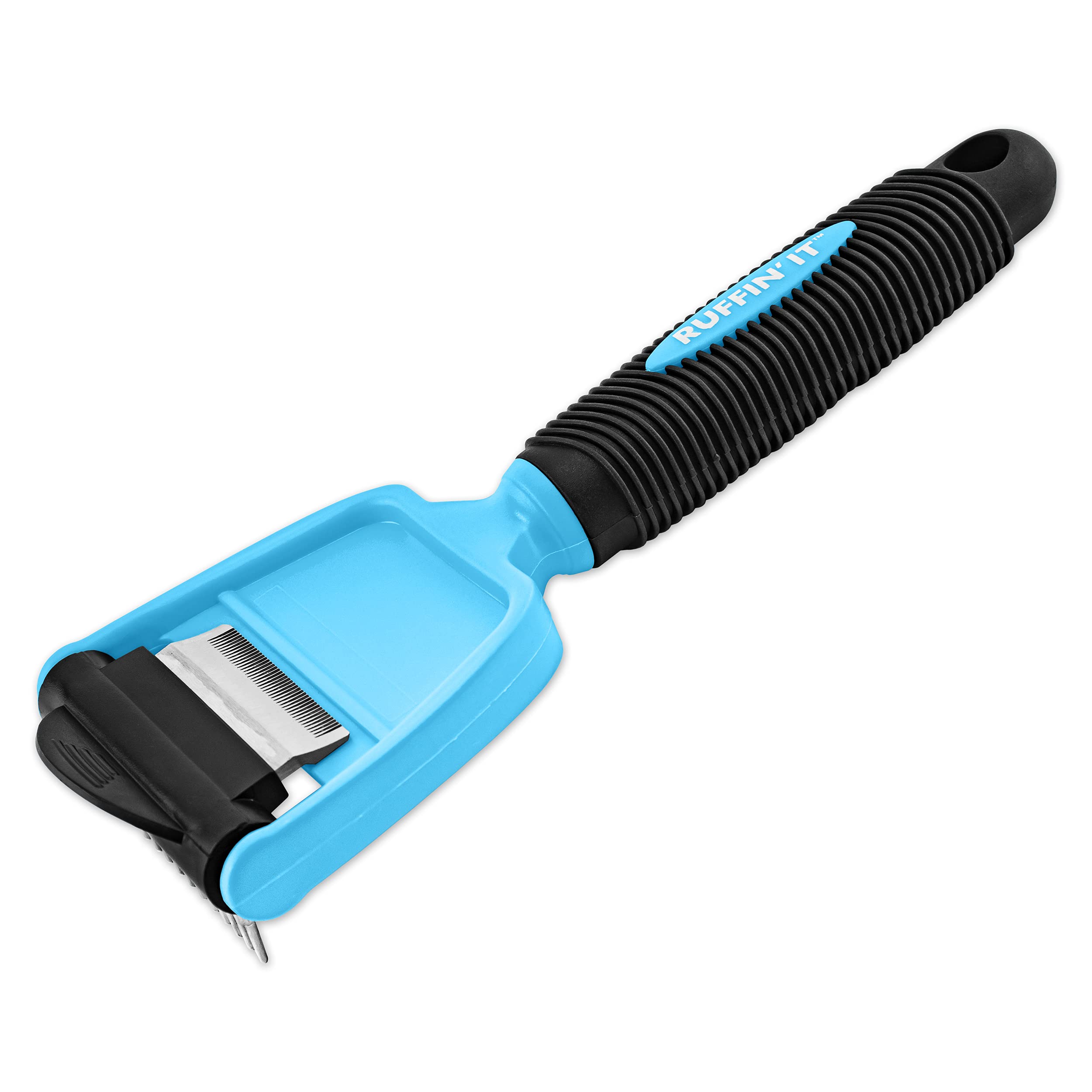 Westminster Pet Ruffin' It Fur-B-Gone Pet Deshedding Tool, Small, Great For Dogs & Cats