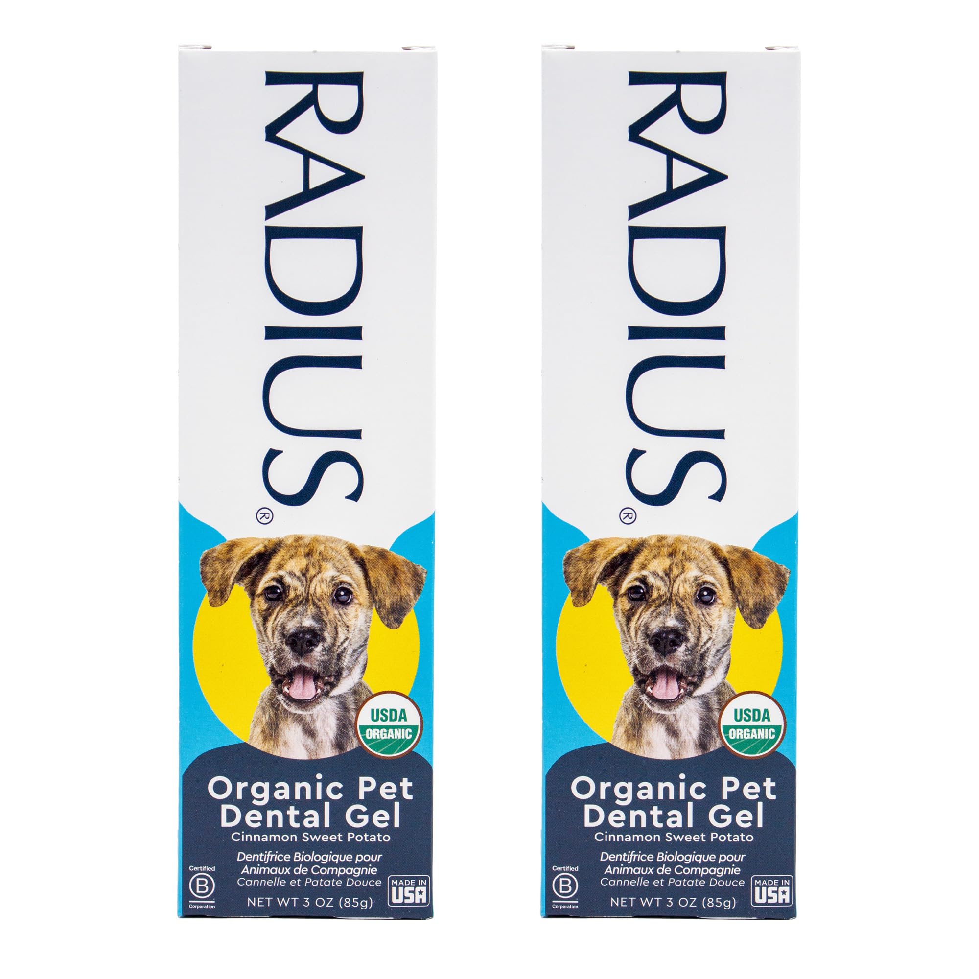 RADIUS Canine Pet Toothpaste, Cinnamon Sweet Potato, 3 oz, Non-Toxic Toothpaste for Dogs, Designed to Clean Teeth, Help Prevent 