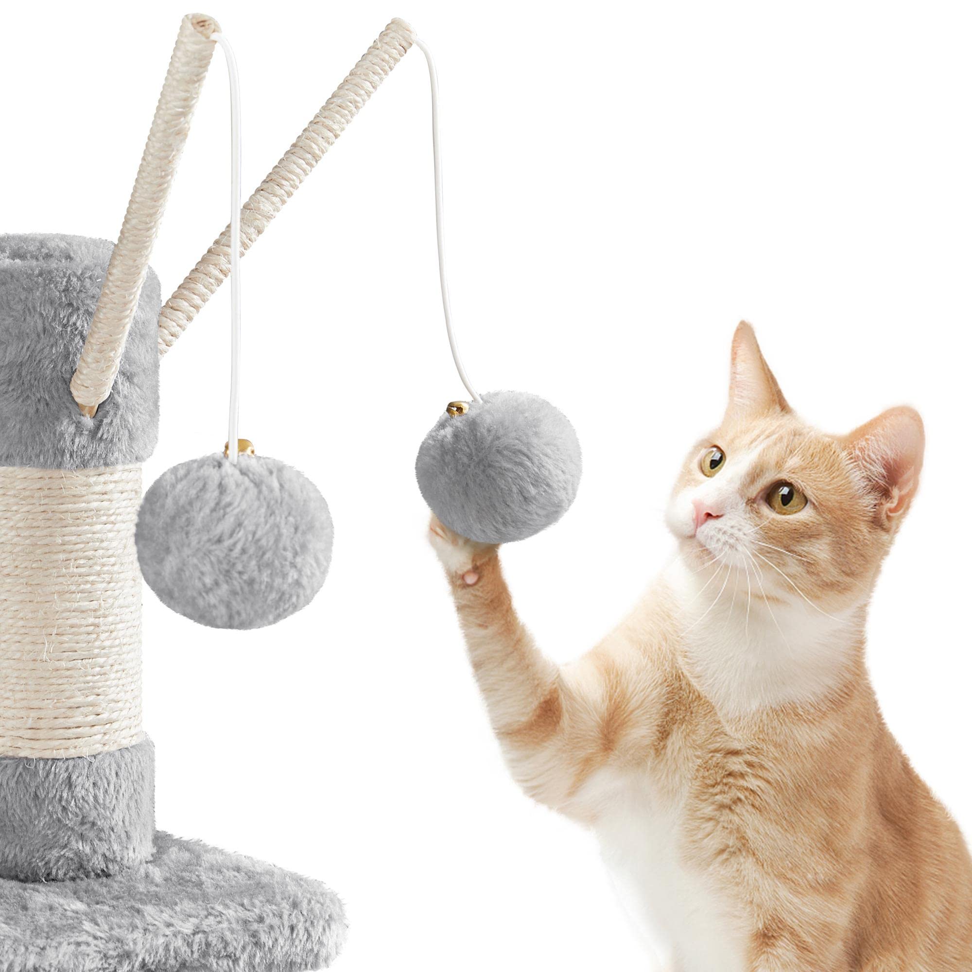 Yaheetech Cat Tree, 67In Large Cat Tower For Indoor Cats, Multi-Level Scratching Post With 3 Cat Teaser Sticks & Condo, Cat Acti