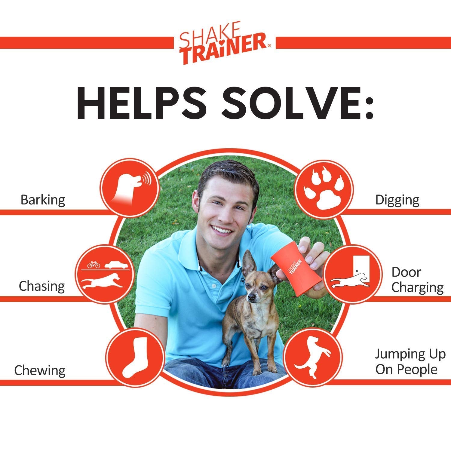 Shaketrainer - The Original Humane Dog Training Kit With Instructional Video - Stops Your Dog'S Bad Behaviors In Minutes Without