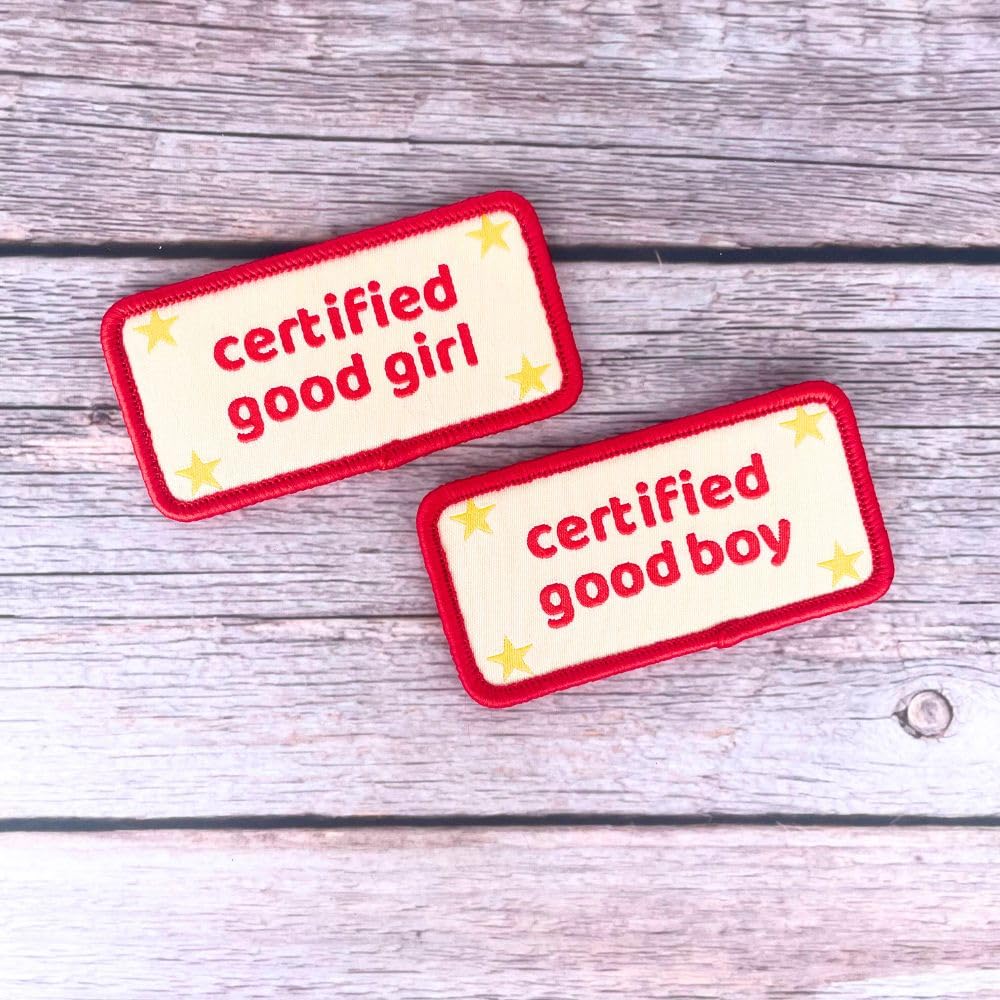Certified Good Boy Girl Dog Harness Patches | Hoop & Loop Funny Cute Dogs Patch For Removable Vest Collar Tactical Working Moral
