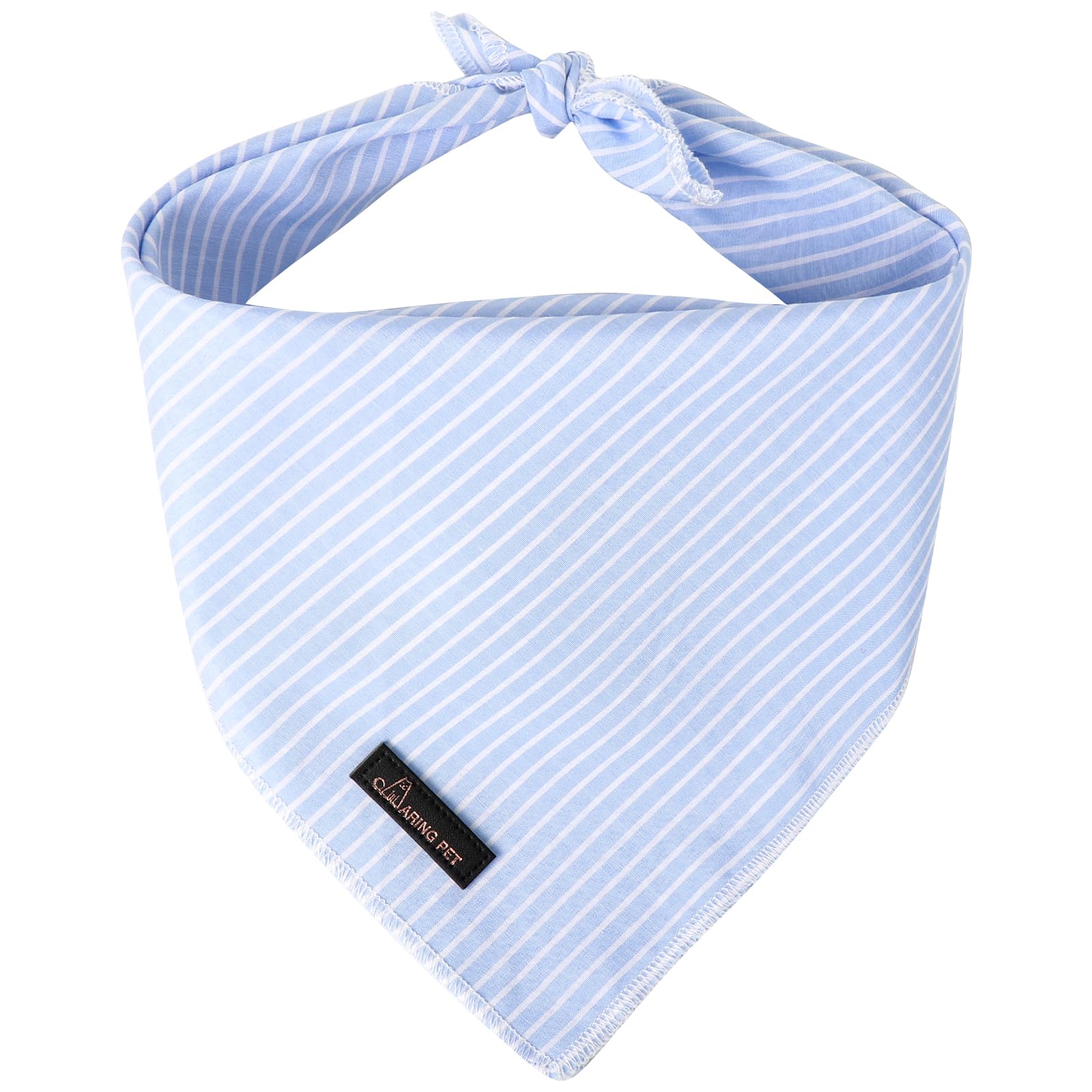 Aring Pet Summer Dog Bandana-Cute Blue Dog Bandanas, Comfortable Pet Scarf Dogs Triangle Bibs For Small To Large Boy Girl Dogs A