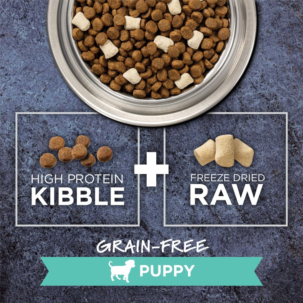 Instinct Raw Boost Puppy, Natural Dry Dog Food with Freeze Dried Pieces, Grain Free Recipe - Real Chicken, 10 lb. Bag