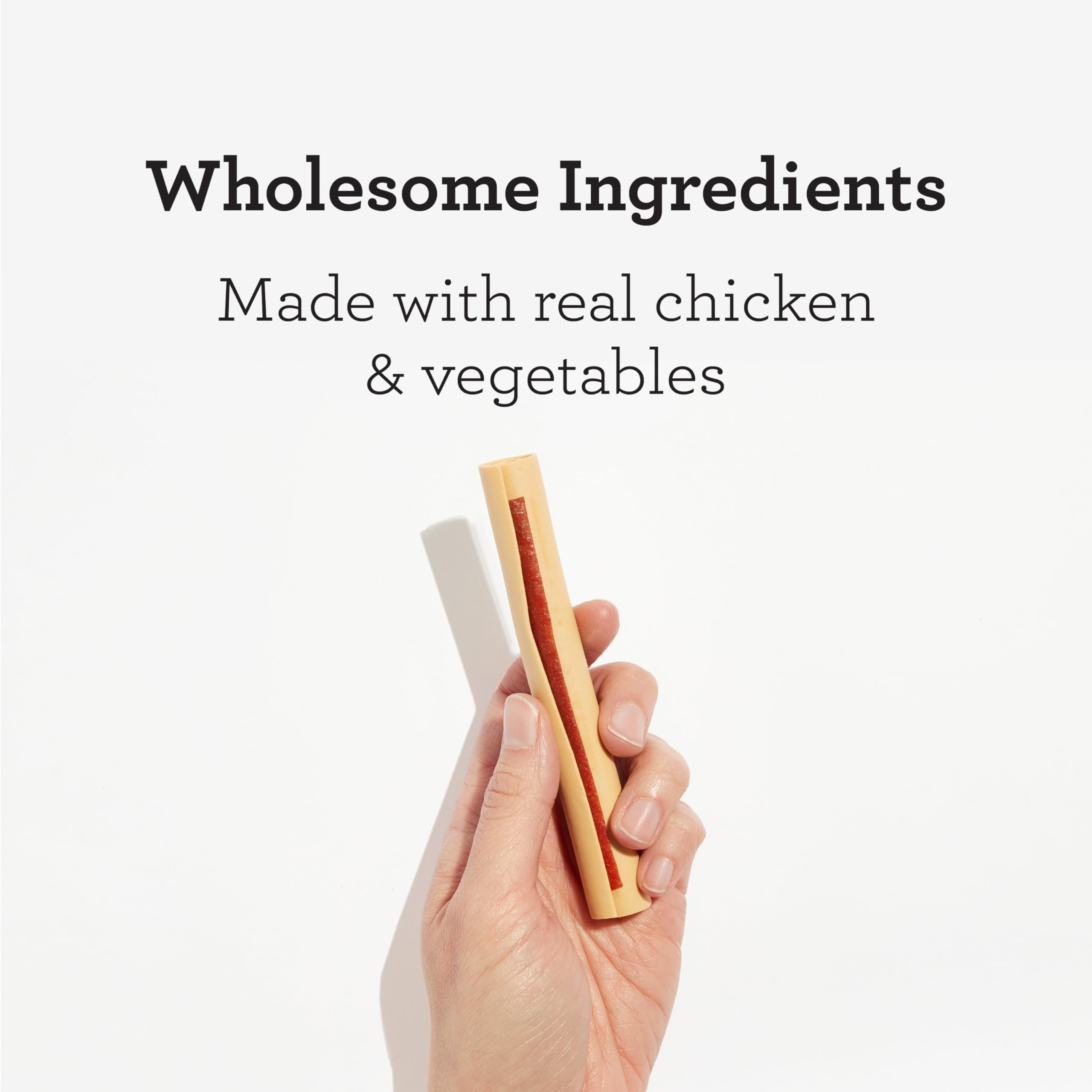 DreamBone DreamSticks With Real Chicken Chews For Dogs, 15 Count, These Easy-to-Digest Rawhide-Free Chews are a Dogs Favorite Di