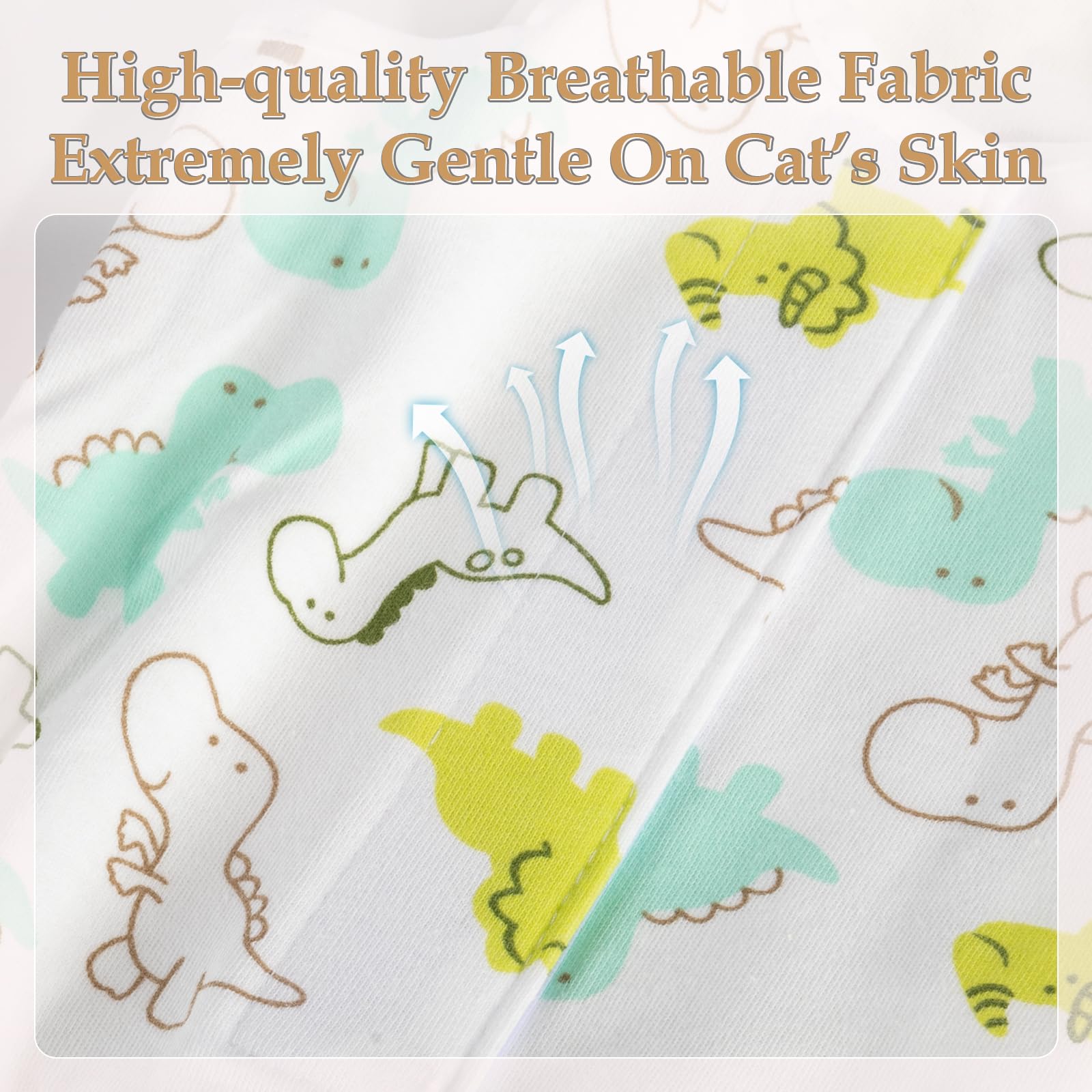 Anwa Cat Recovery Suit - Breathable Cat Onesie For Cats After Surgery Female, Kitten Surgery Recovery Suit Female Abdominal Woun