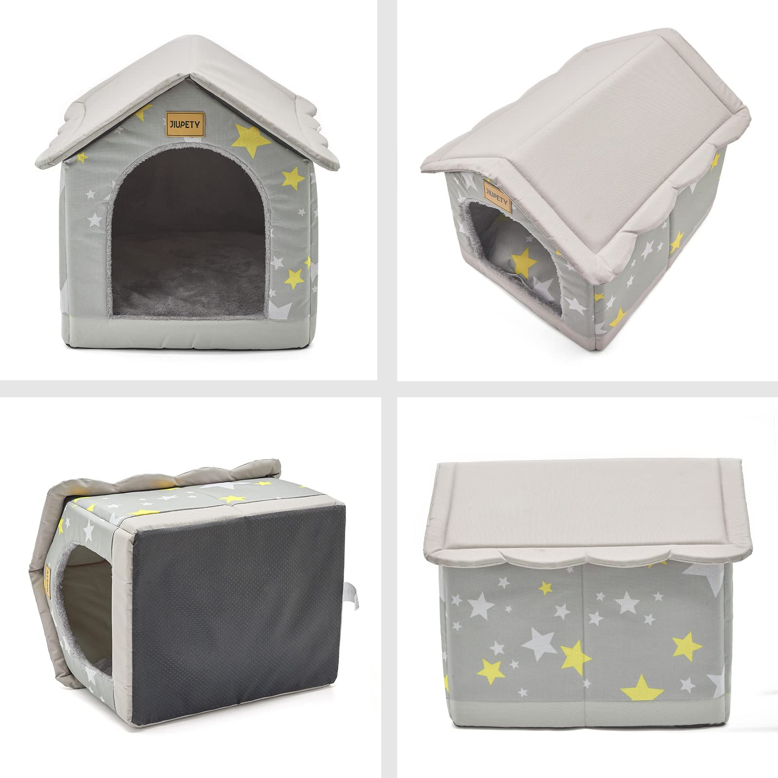 Jiupety Cozy Pet Bed House, Indoor/Outdoor Pet House, Xl Size For Medium And Large Dog, Warm Cave Sleeping Nest Bed For Cats And