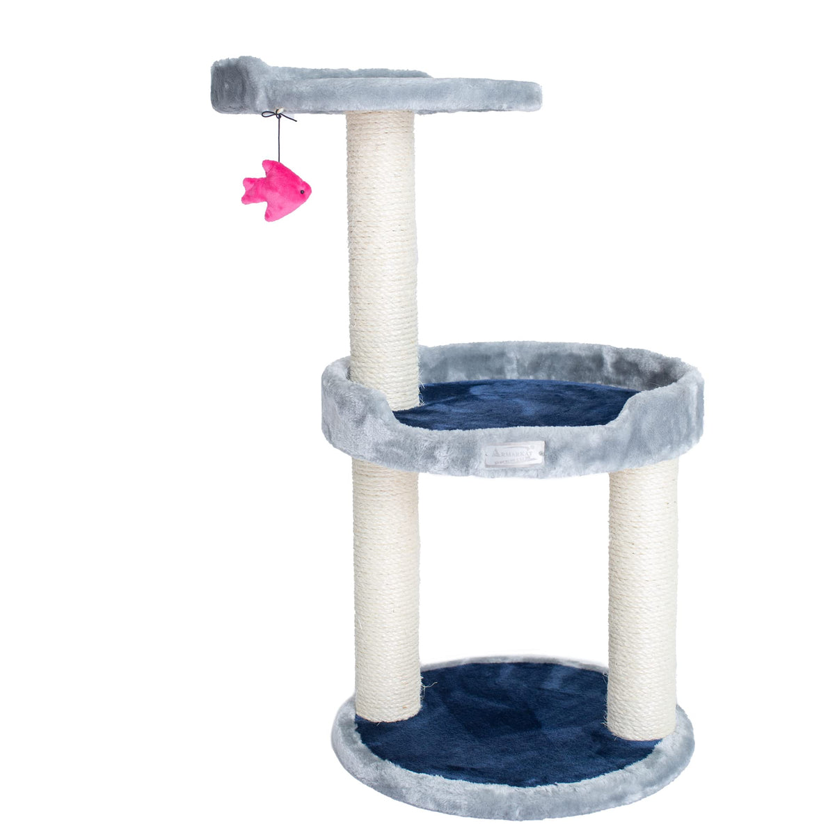 Aeromark Armarkat Three Level Compact Scratcher, X2905,Silver Gray