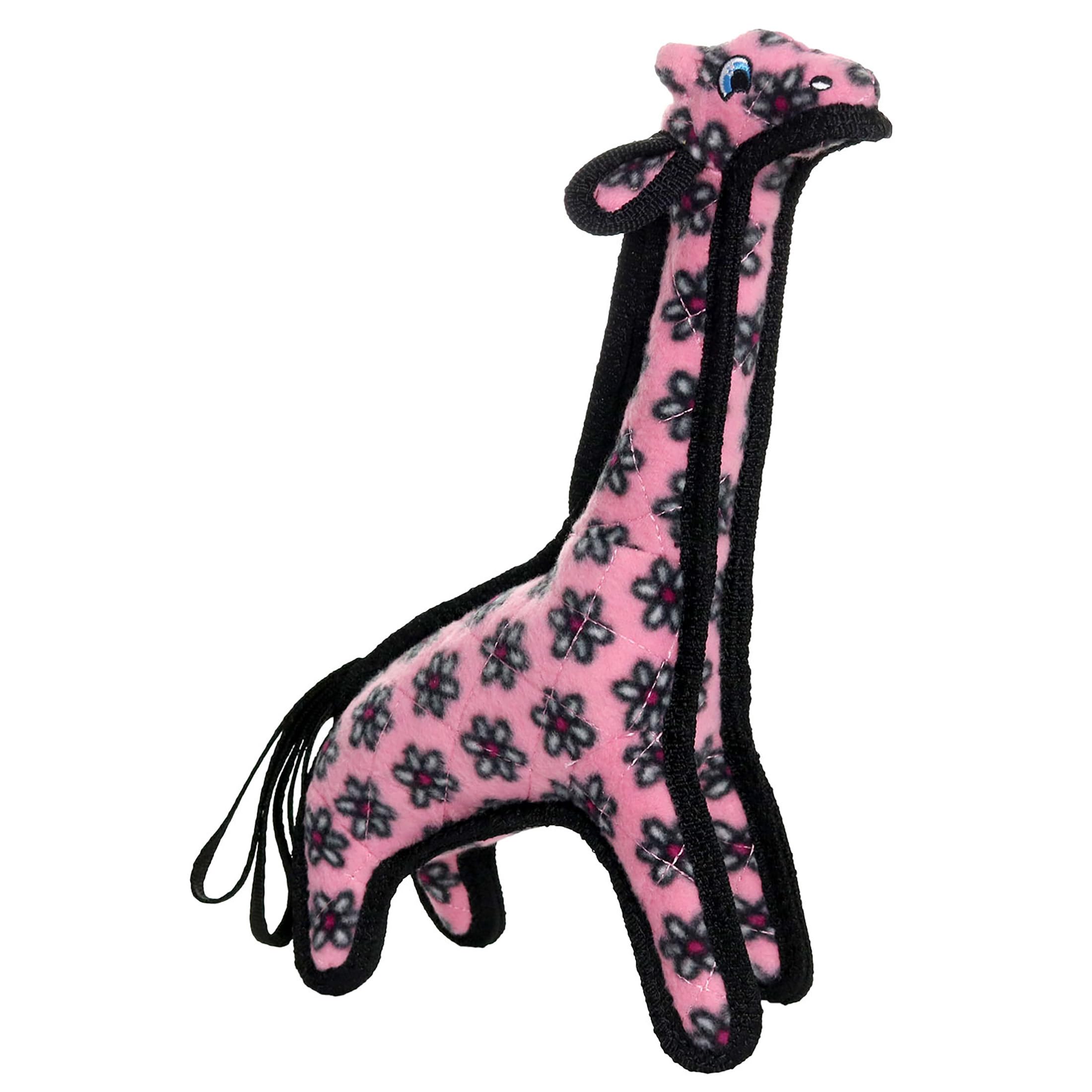 TUFFY - Original : Giraffe Dog Toy : Ultra Durable Plush Dog Toy with Multiple Layers & Reinforced Seams, Washable and Floats, O