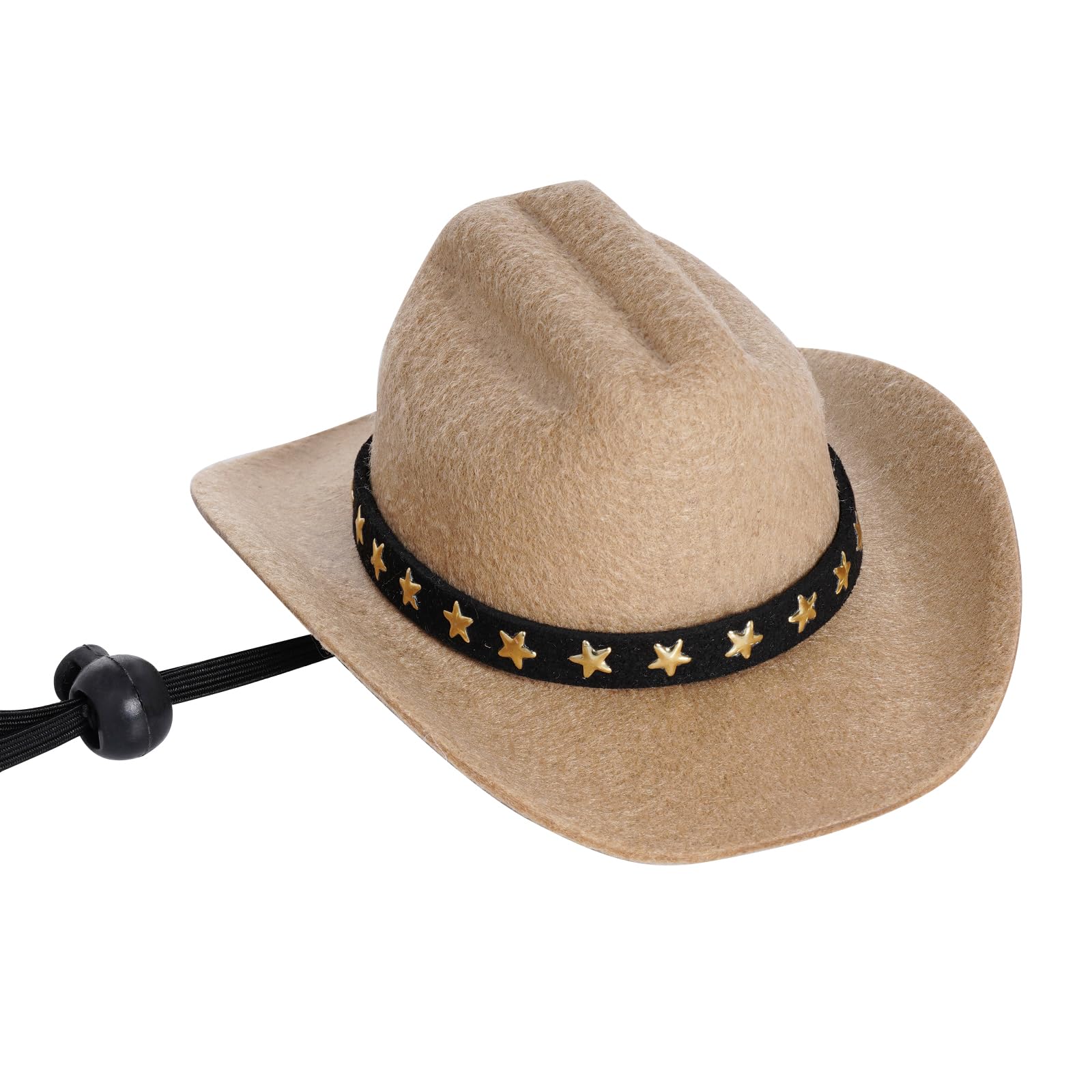 Choyaxo Halloween Costumes For Dogs Cat Pet Cowboy Costume Cowboy Hat With Bandana Set For Halloween, Christmas, Holiday, Party, Cosplay (Khaki, Small)