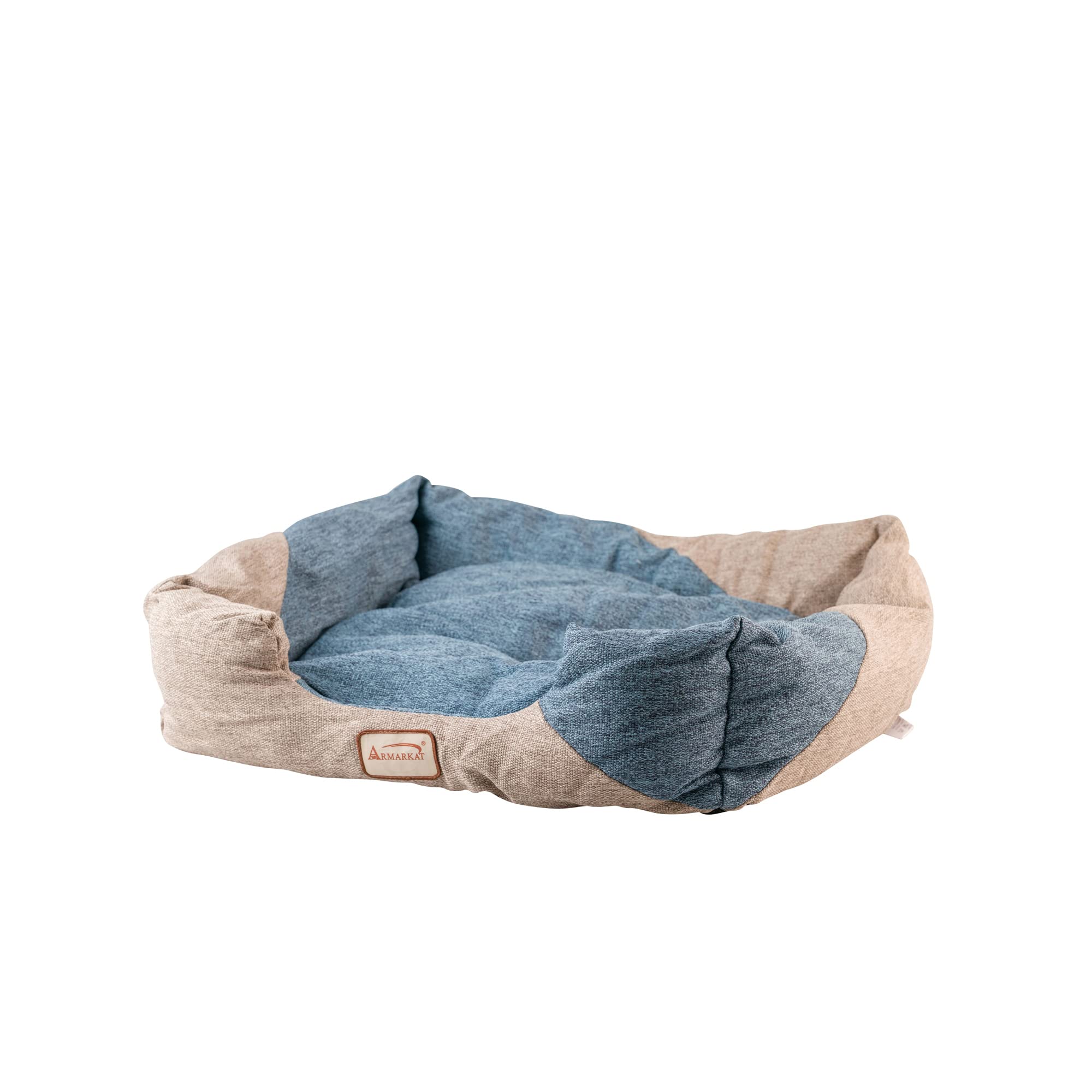 Armarkat C47 Cat Bed, One Size,Navy Blue, Beige