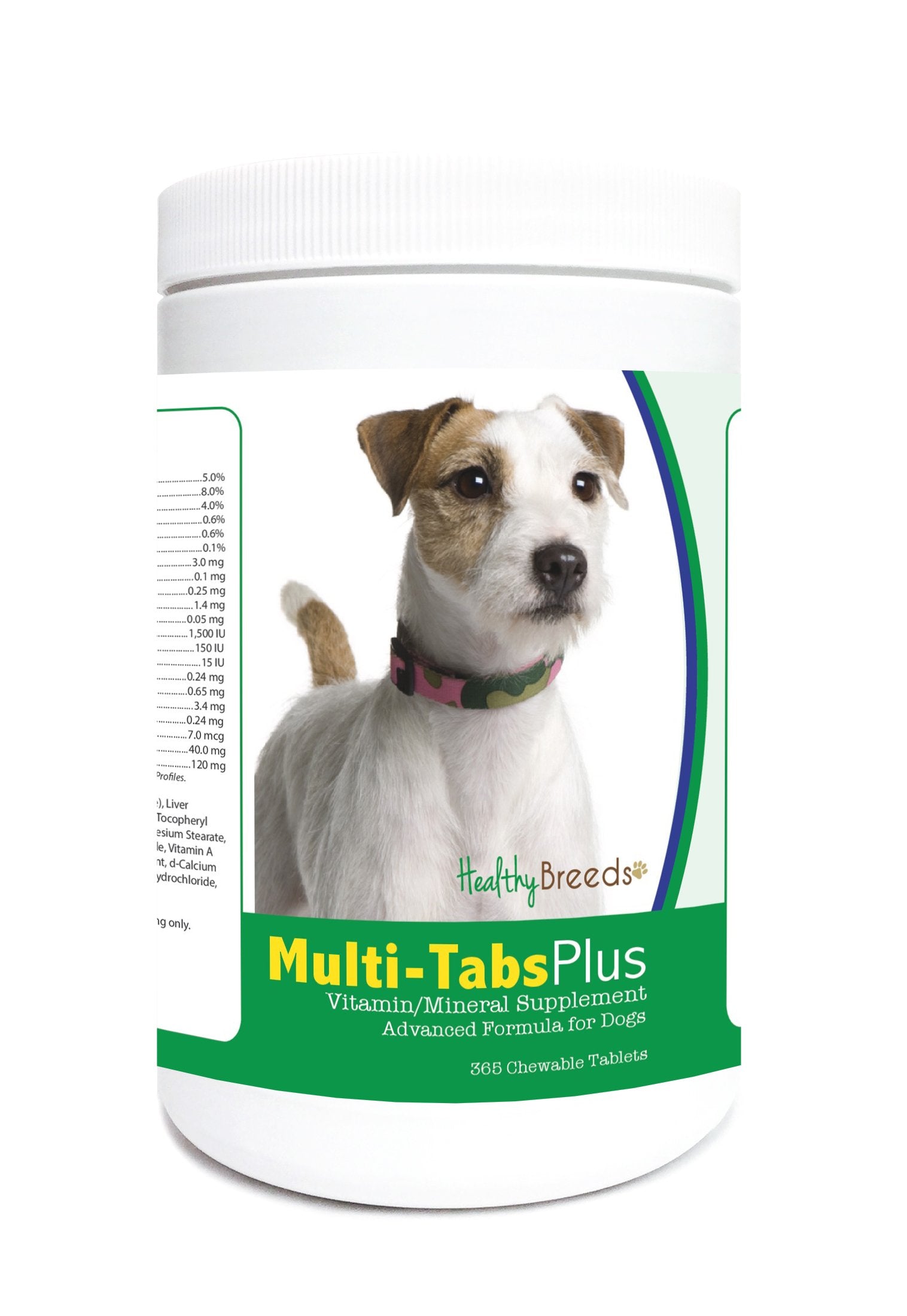 Healthy Breeds Parson Russell Terrier Multi-Tabs Plus Chewable Tablets 365 Count