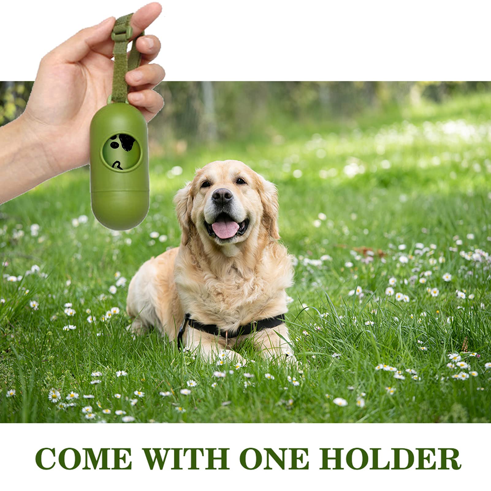 Yingdelai Dog Poop Bag, Biodegradable - 540 Count Dog Waste Bags With Dispenser, Extra Thick Strong Leak Proof Doggy Poop Bags| Scented