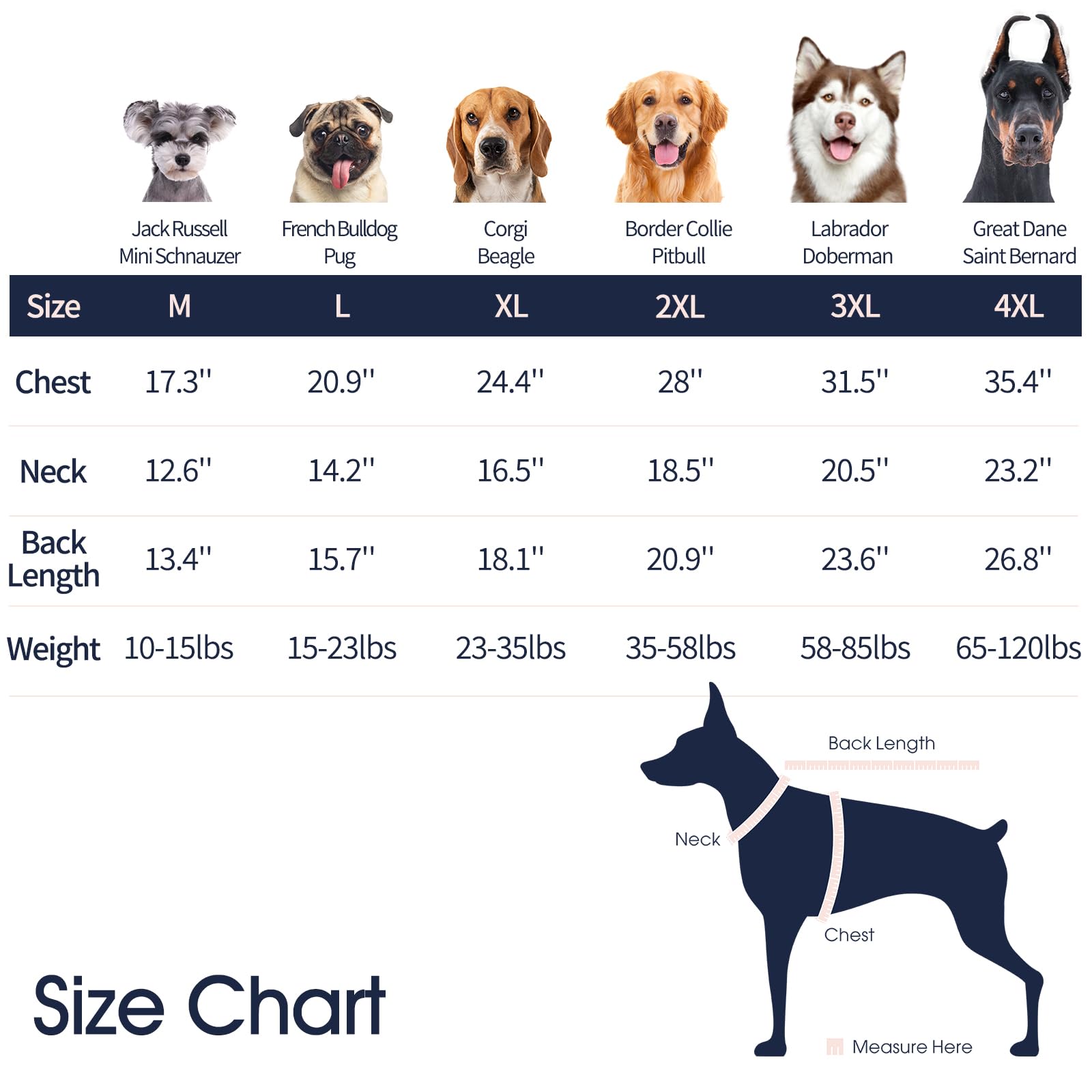 IECOii XL Dog Sweater,Stretch Fleece Vest Dog Sweater - Blue,X-Large,Turtleneck Dog Sweater For Large Dogs Girl Boy,Warm Dog Fle