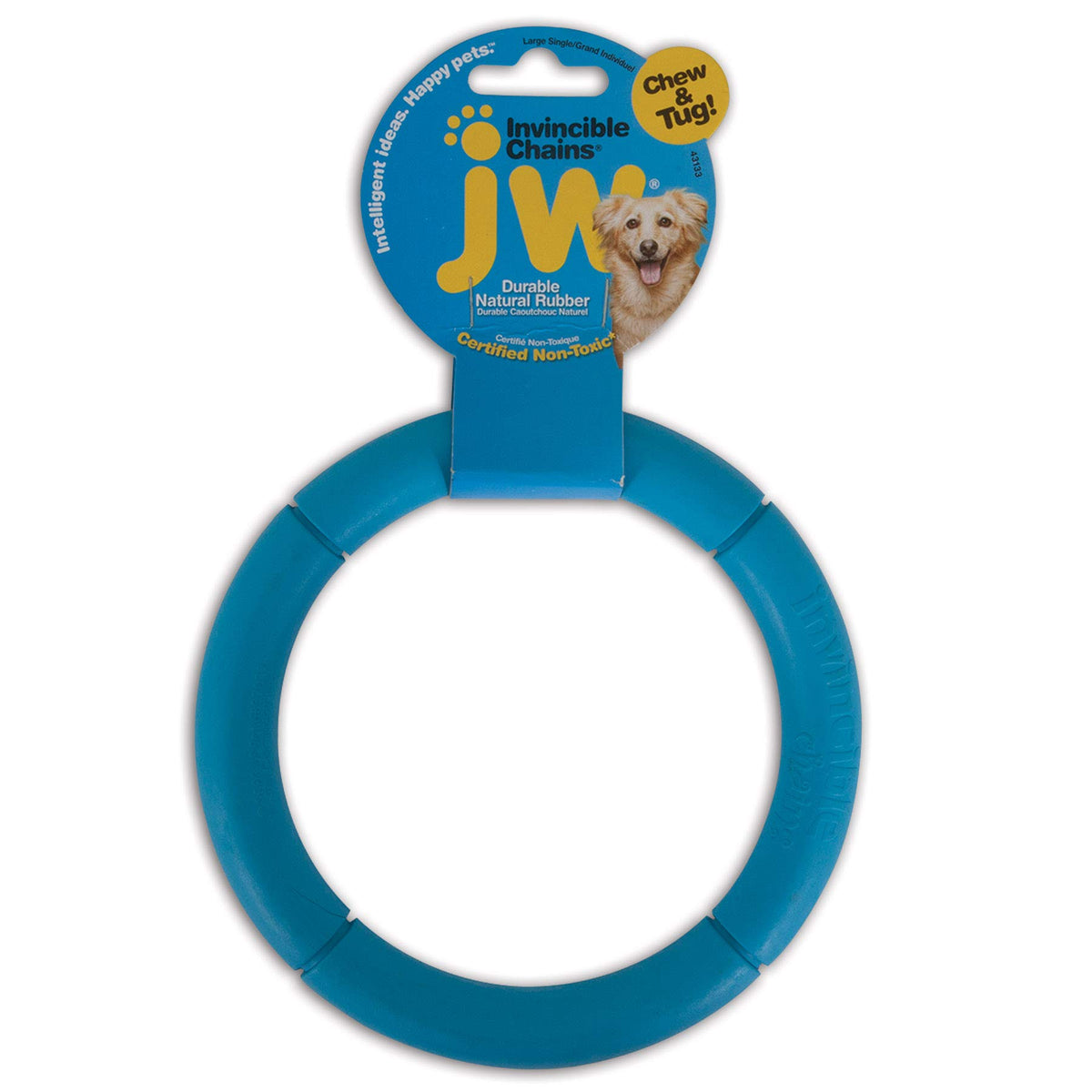 Jw Pet Company Invincible Chains Ls Single Dog Toy, Large (Colors Vary)