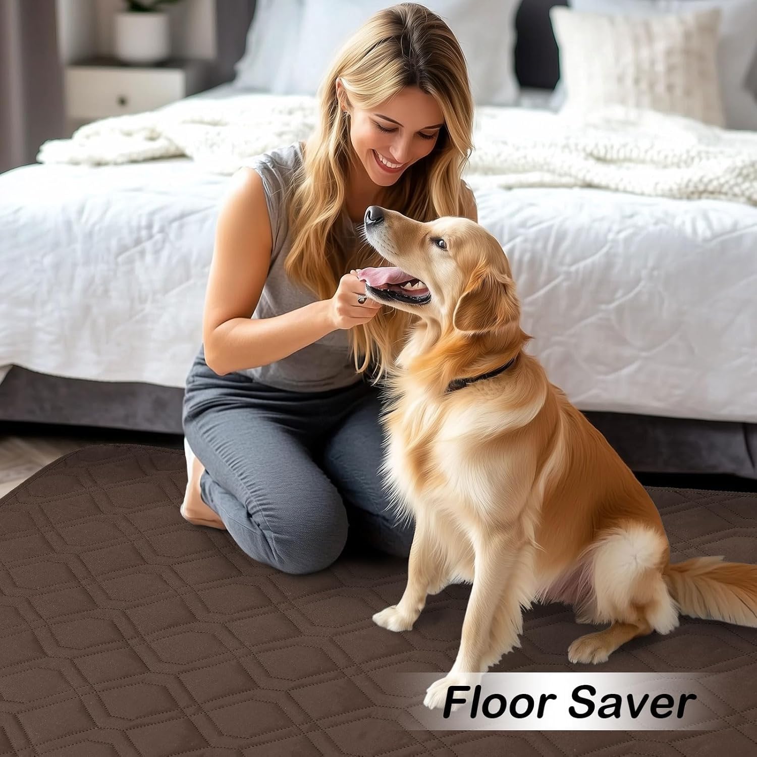 hyha Waterproof Dog Bed Blanket, Soft Pet Blankets, Waterproof Couch Cover for Dogs, Reversible Sofa Covers Washable for Furnitu