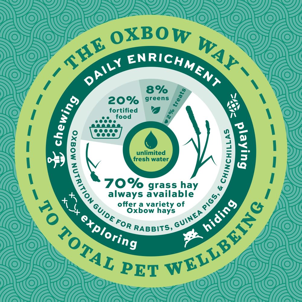 Oxbow Hay Toppers Garden Blend, Bunny Treats, Foraging Enrichment for Rabbits, Chinchillas, Guinea Pigs, and Other Small Herbivo