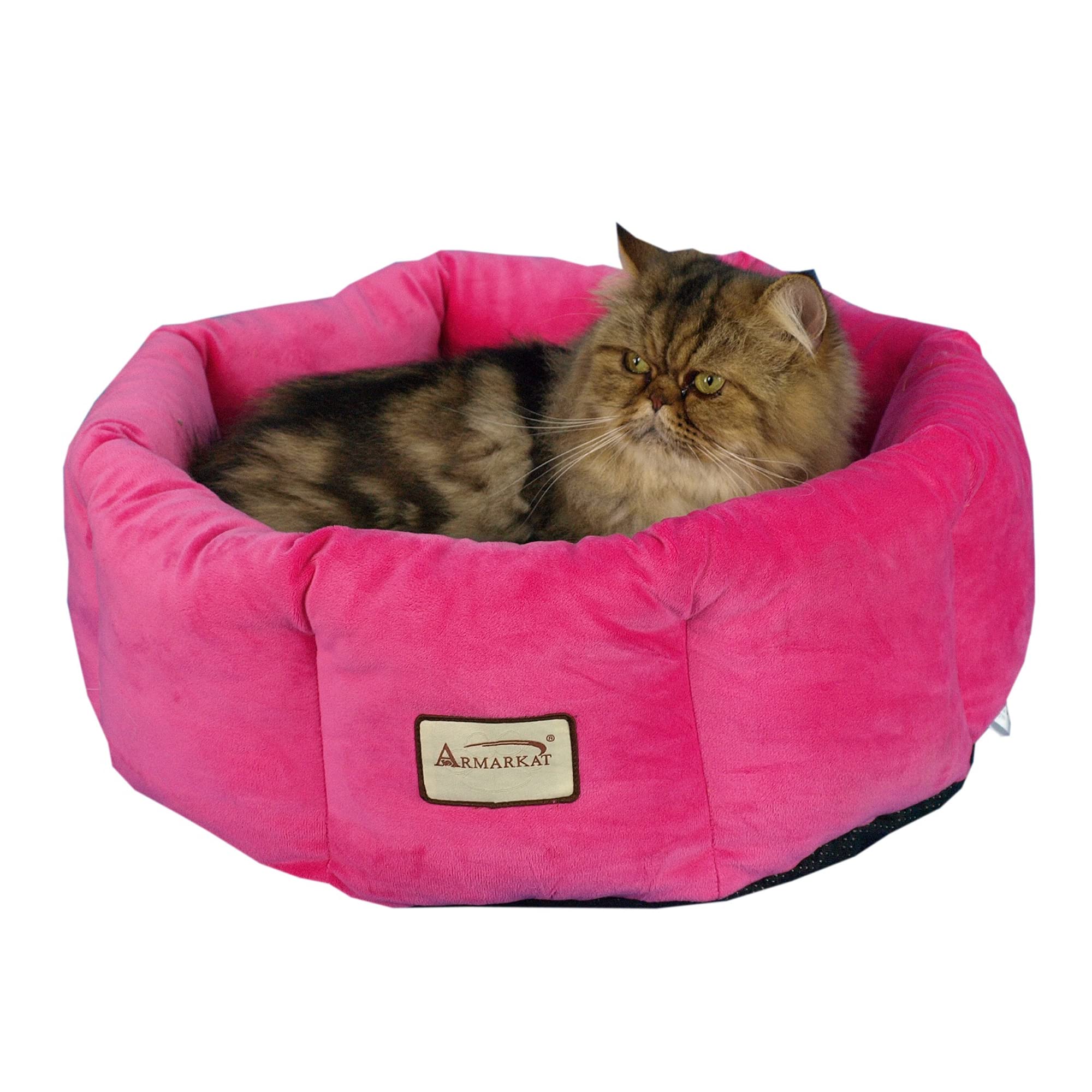 Armarkat C03CZH Cozy Pet Bed 15-Inch Diameter, Pink