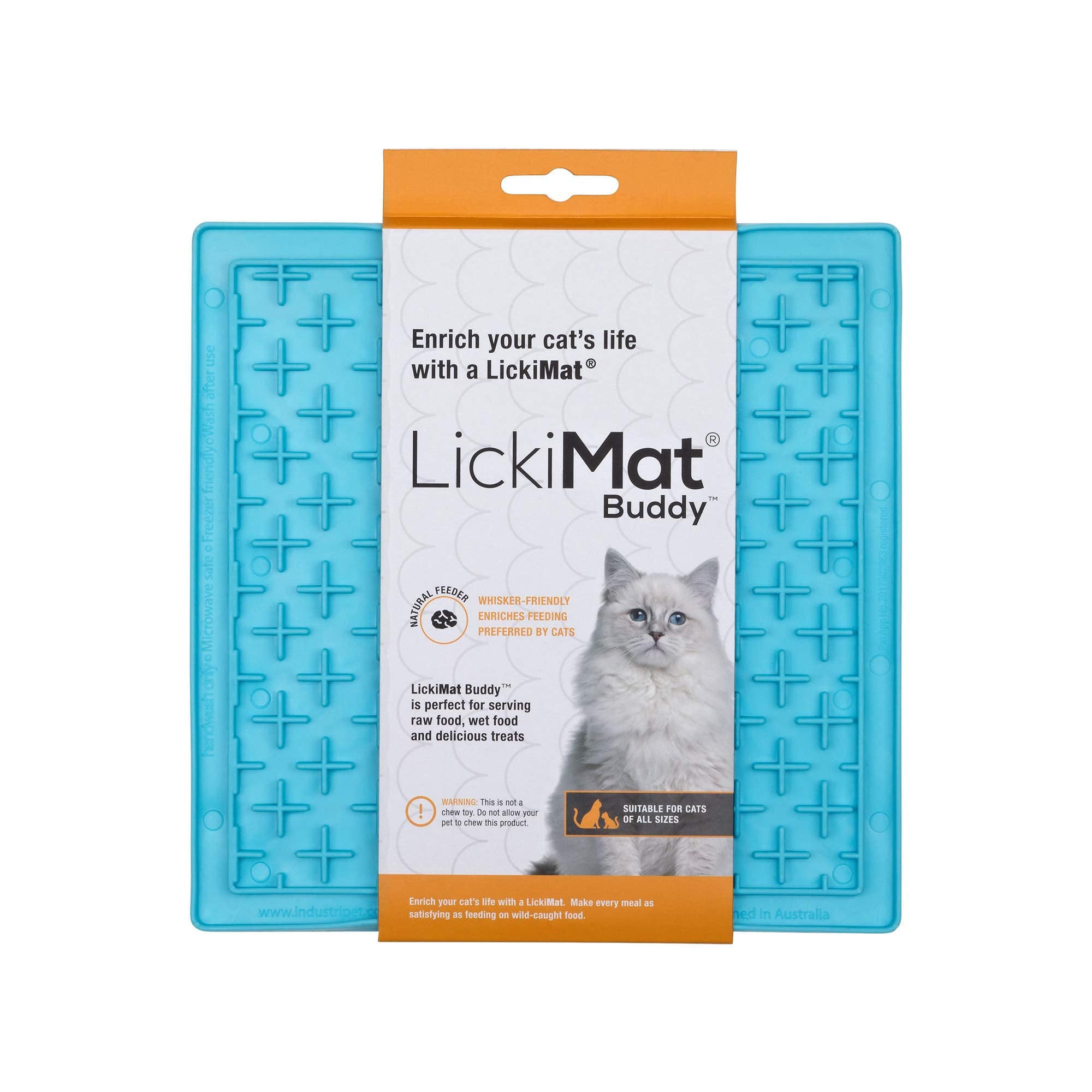 Lickimat Buddy Cat Turquoise