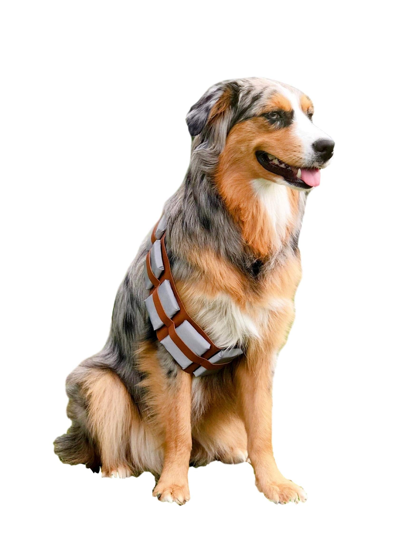Comfycamper Utility Belt Dog Halloween Costume Adjustable - X Large Medium Small French Lab Cosplay Christmas 2024, Large