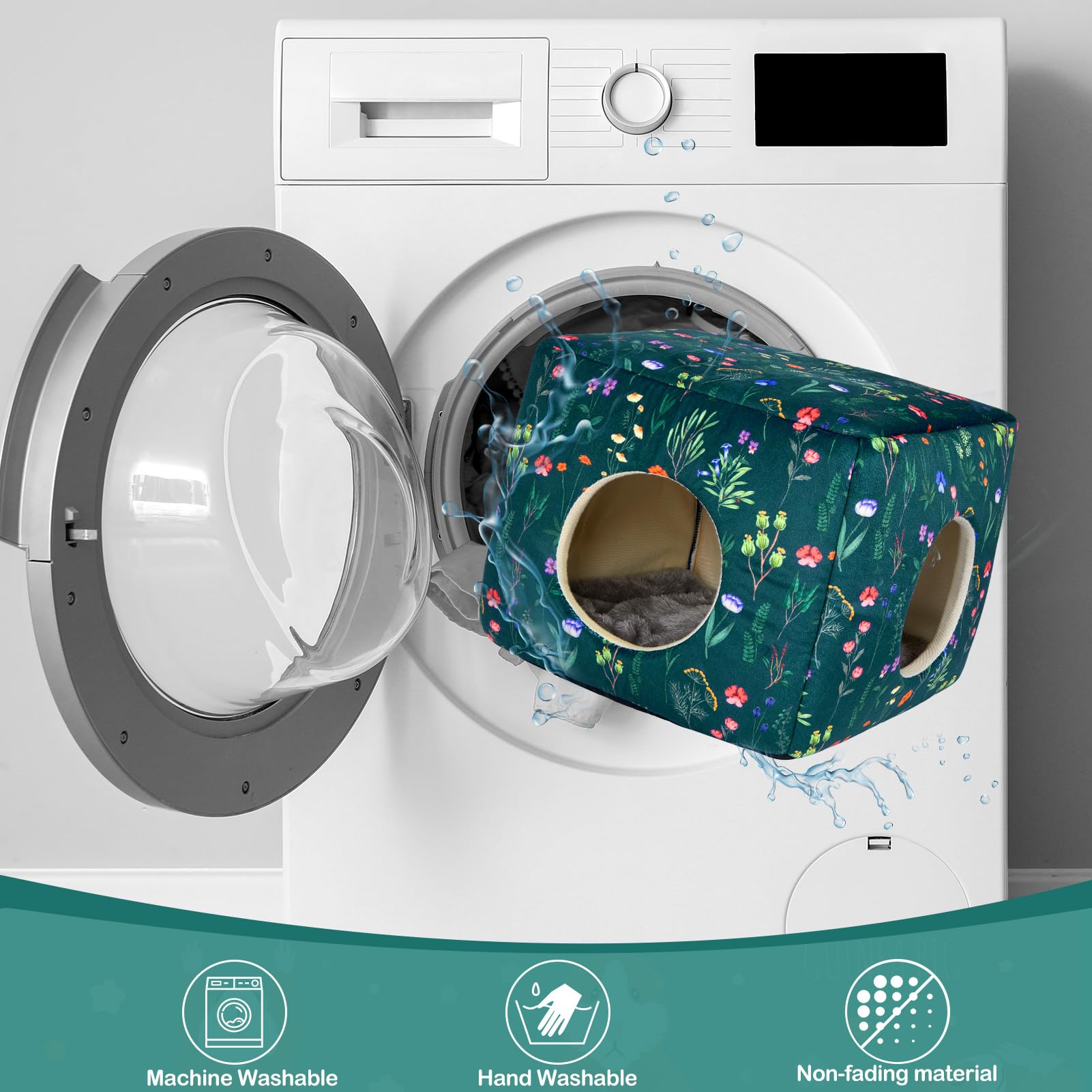 Bienbee Guinea Pig Hideout, Washable Guinea Pigs House Cozy Guinea Pigs Bed for Small Pet Bunny/Rabbit/Hamster/Chinchilla Guinea