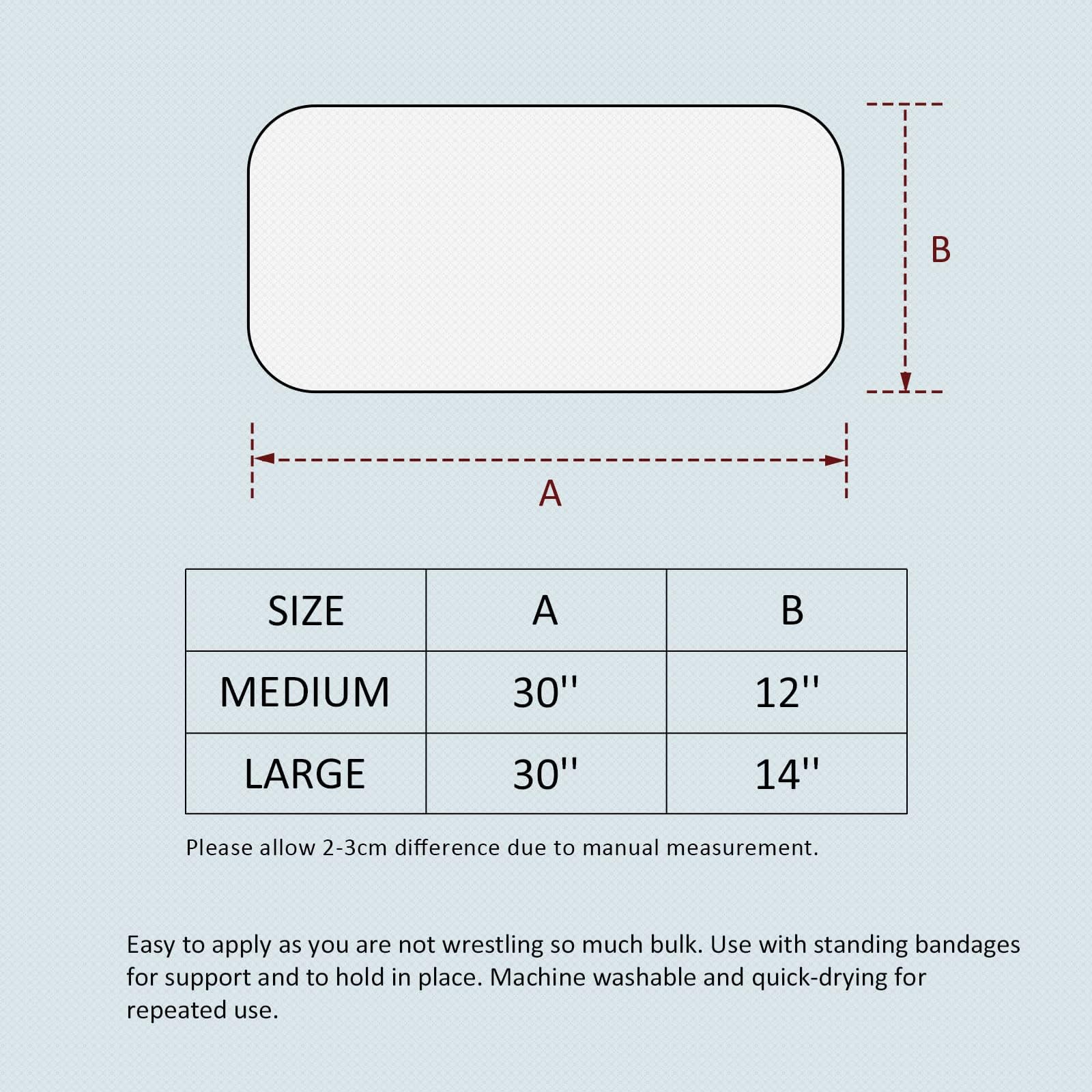 Harrison Howard Medicine-Retaining Shock-Absorbing Pressure Sores Prevention Quilted Leg Wraps For Horse Set Of 4-Navy M
