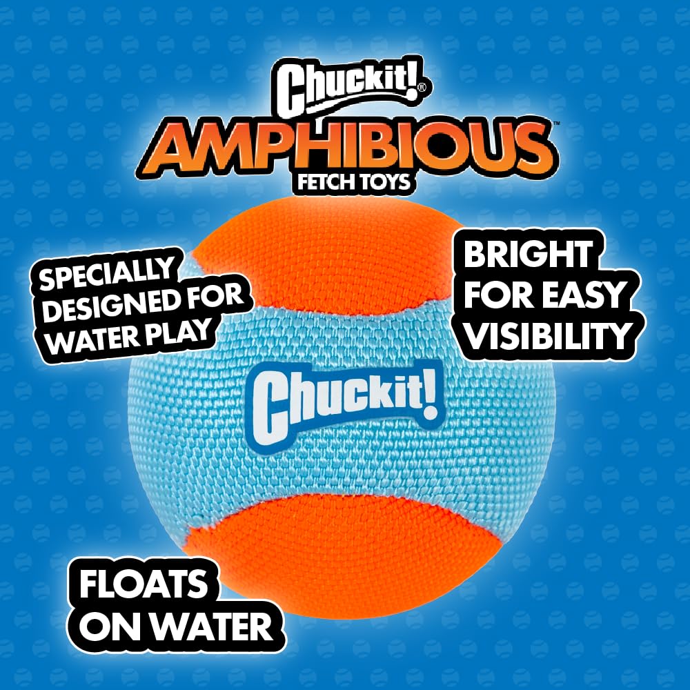 Chuckit! Amphibious Mega Ball Or Roller That Floats For Medium And Large Dogs