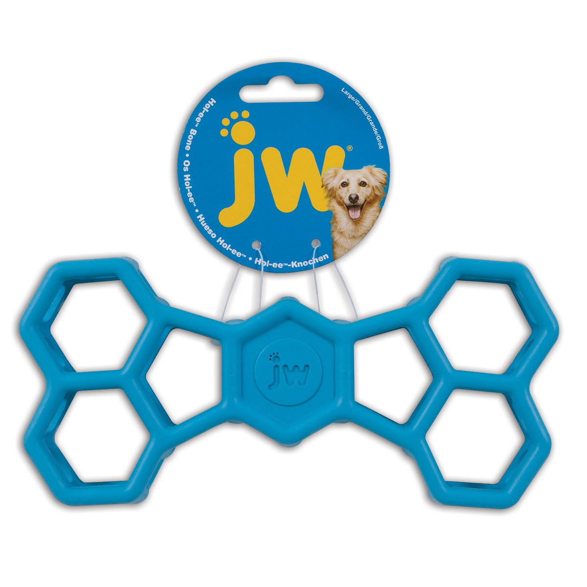 Jw Pet Hol-Ee Bone Dog Chew Puzzle Toy, Large