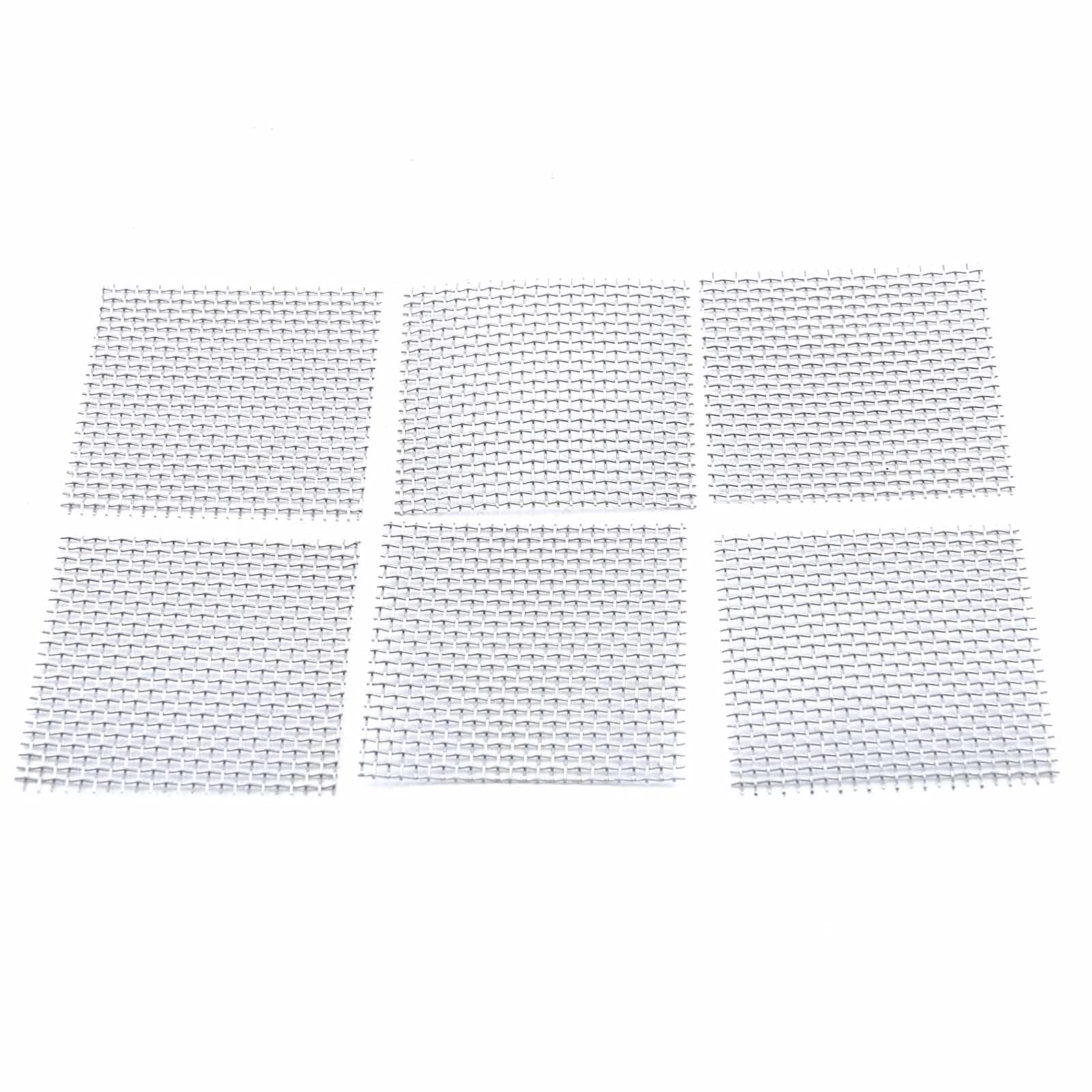 Woogim 20Pcs Stainless Steel Aquatic Moss Wall Aquarium Fish Tank Wire Mesh Pad Moss Net 1.97'×1.97'