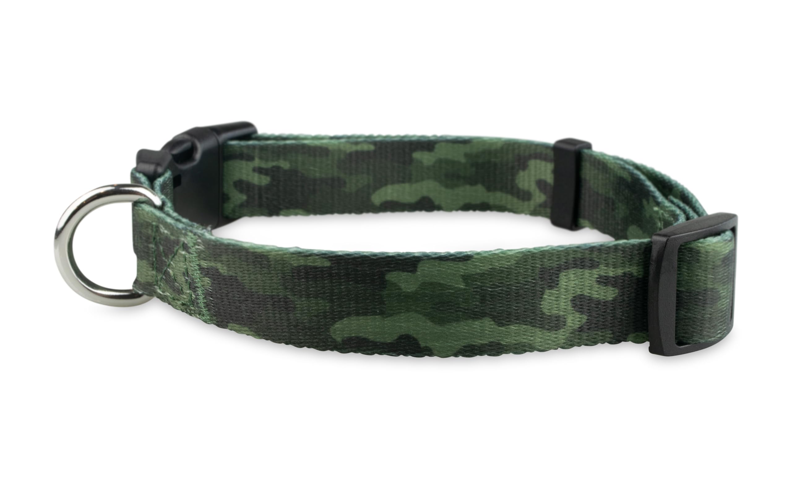 Limeloot Camo Dog Collar, Adjustable Camouflage Pattern Dog Collar for Male and Female Dogs, Medium