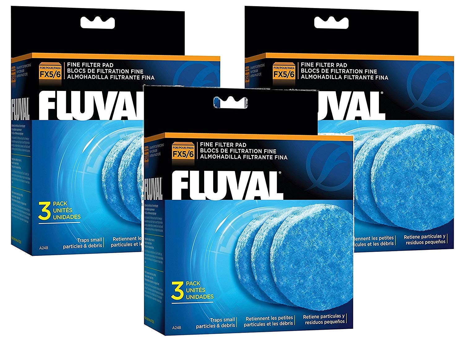 Hagen Fluval Fine Filter Pad for Fluval FX5 (3 Pack)